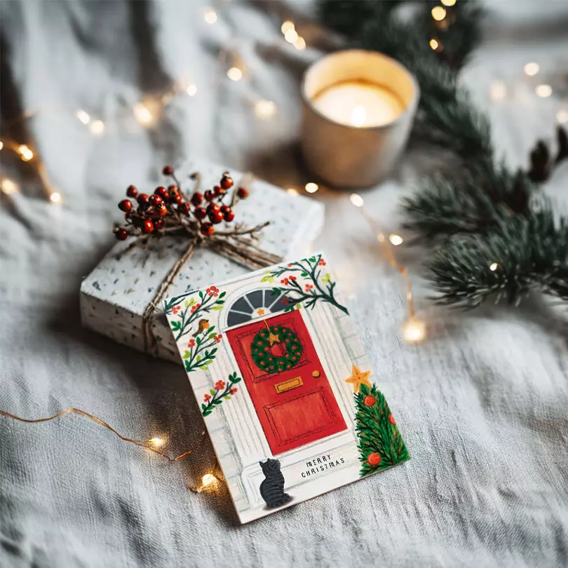 Weihnachtstür