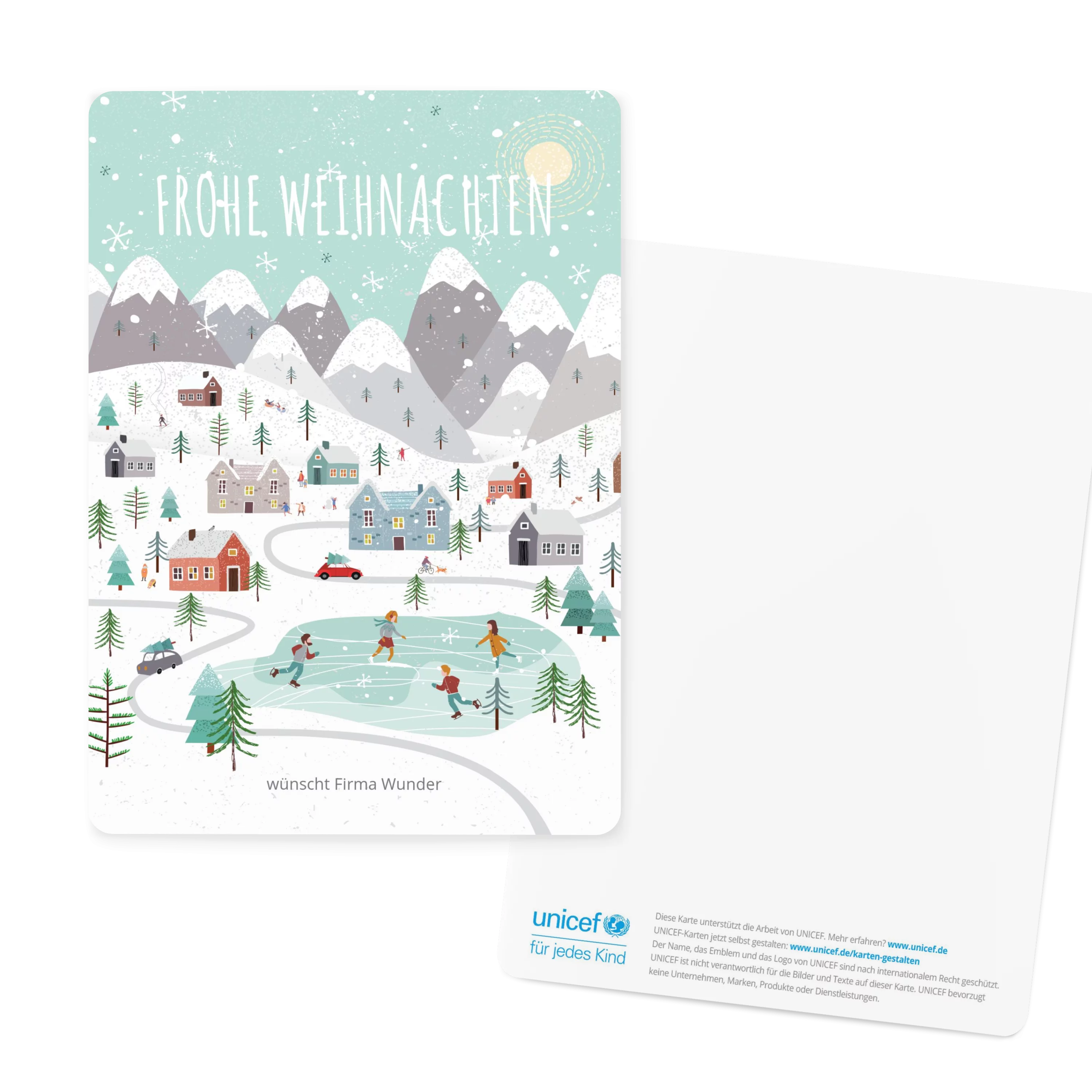 Winterliche Berge