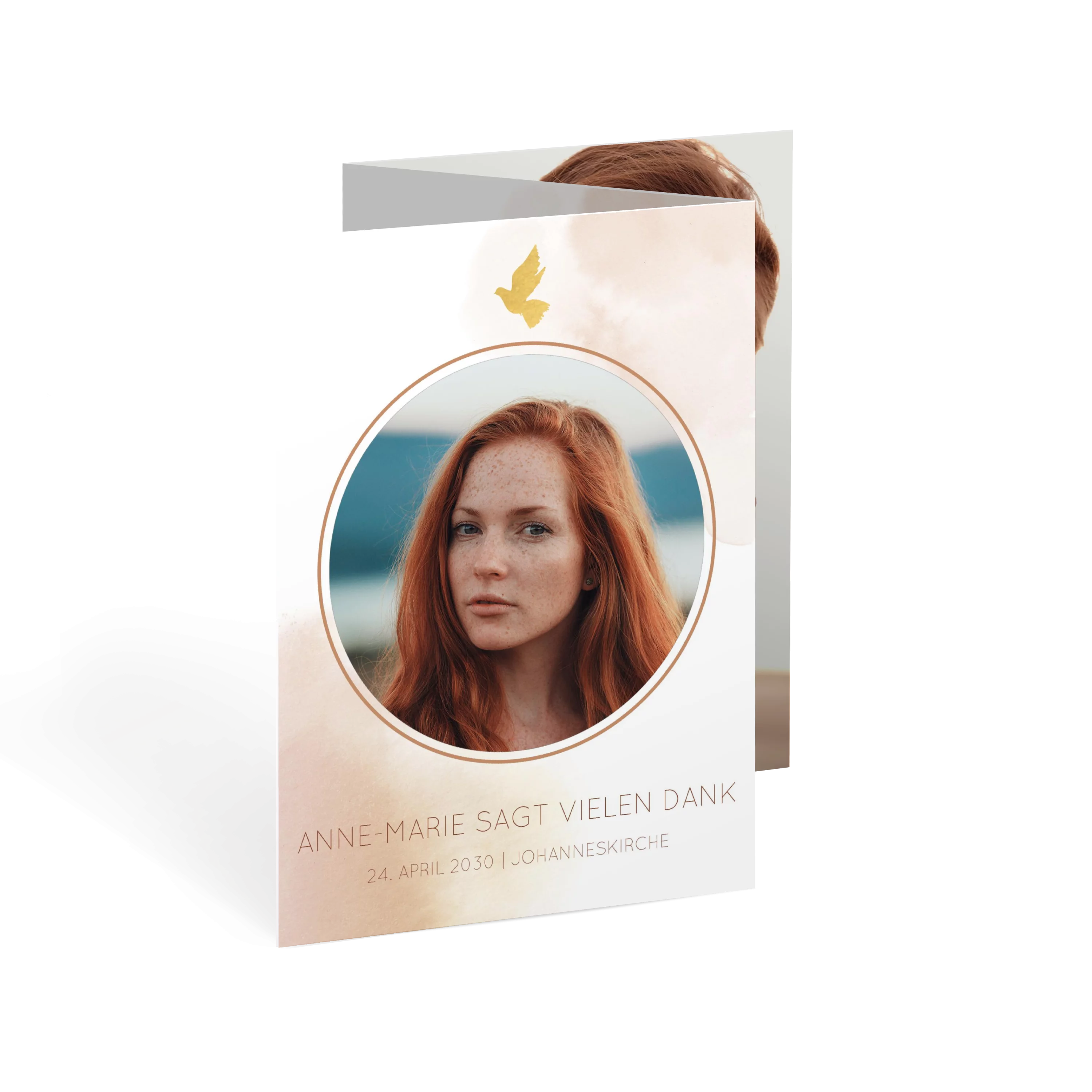 Sanfte Wasserfarben Danke