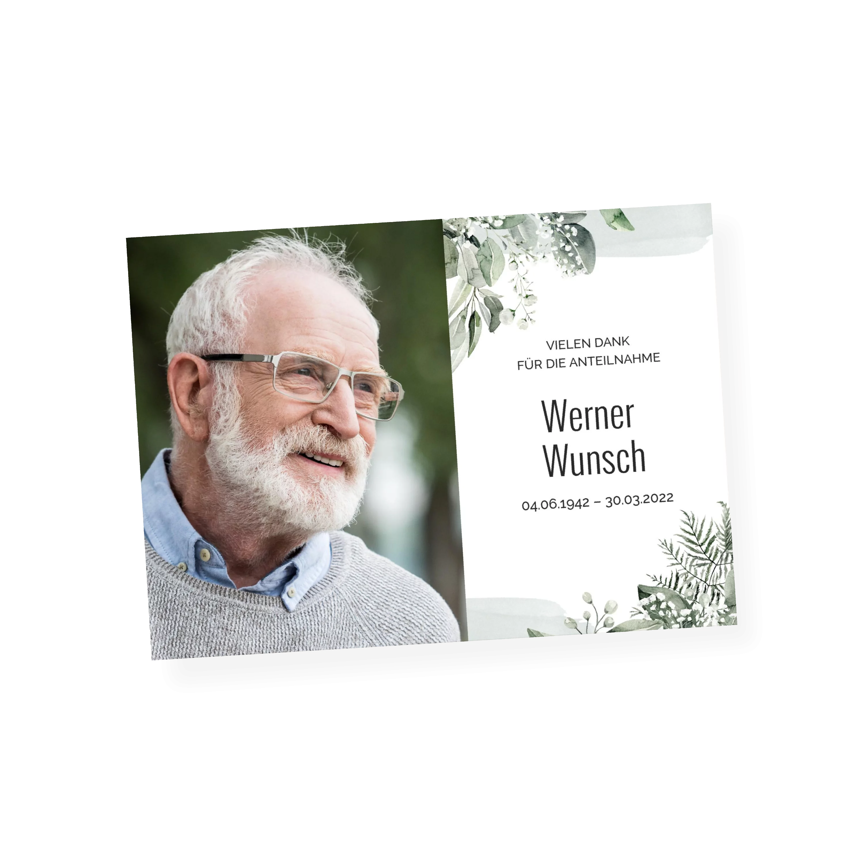 Wasserfarben Danke hell