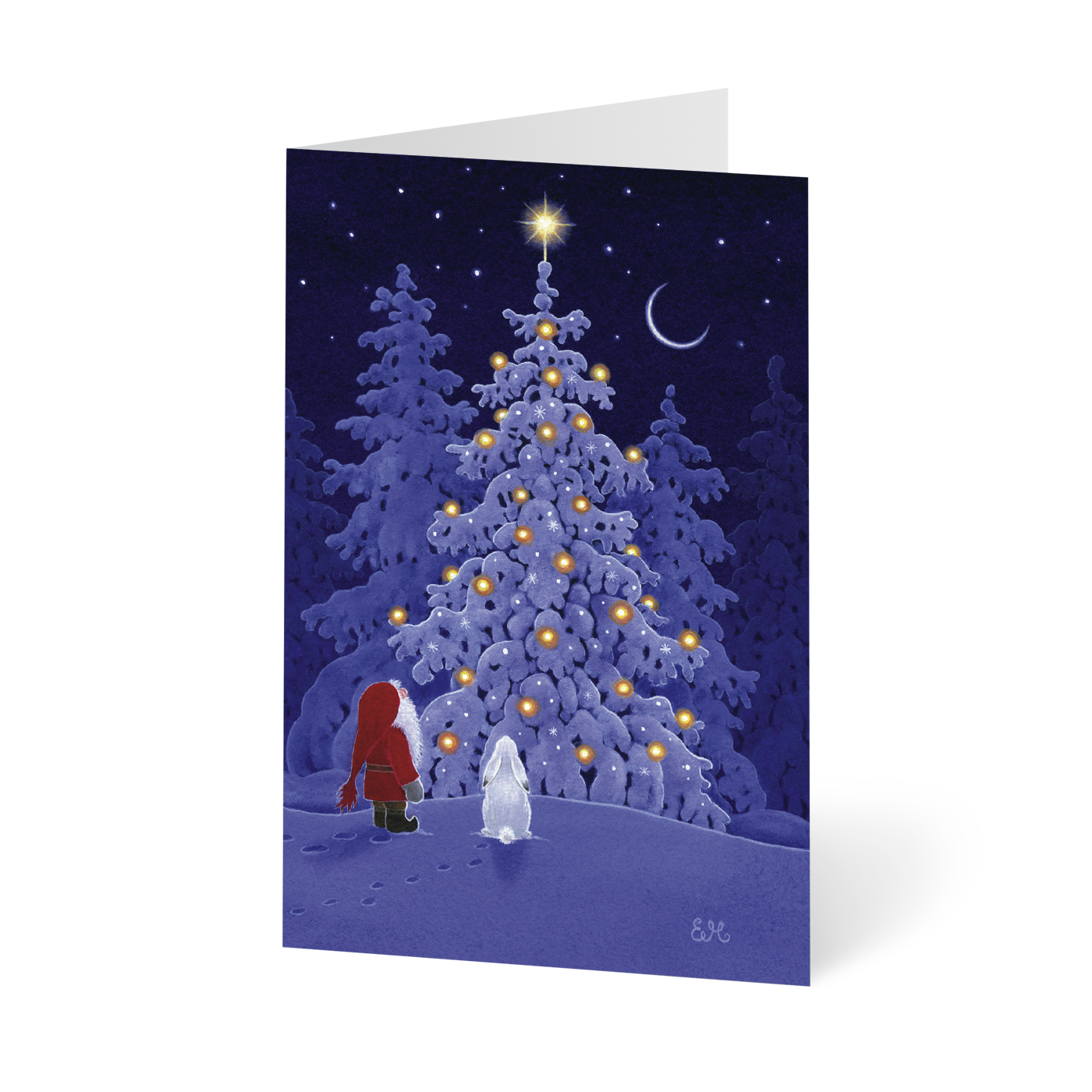 Weihnachtskarte „Winterliche Vorfreude“ kaufen im UNICEF Grußkartenshop. Bild 3