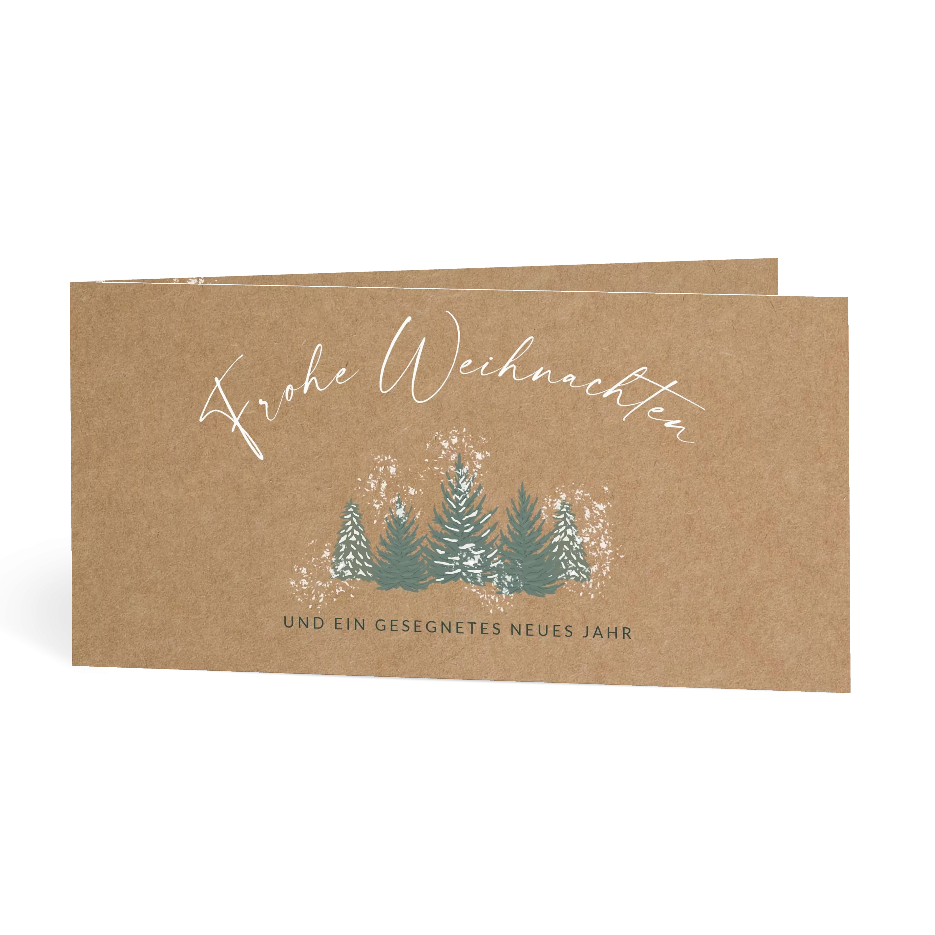 Winterlicher Tannenwald