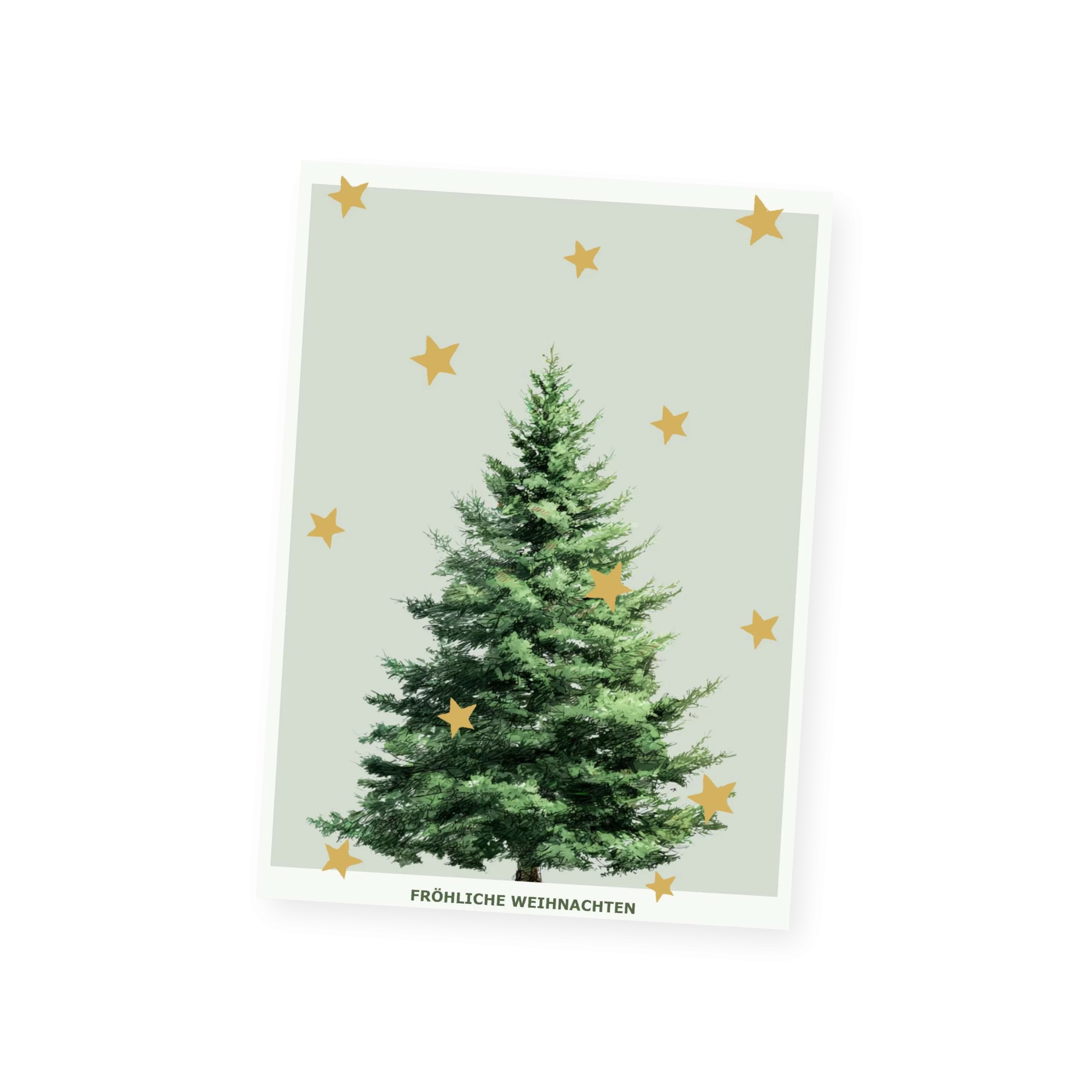 Weihnachtsbaum mit Sternen Weihnachtsbaum mit Sternen