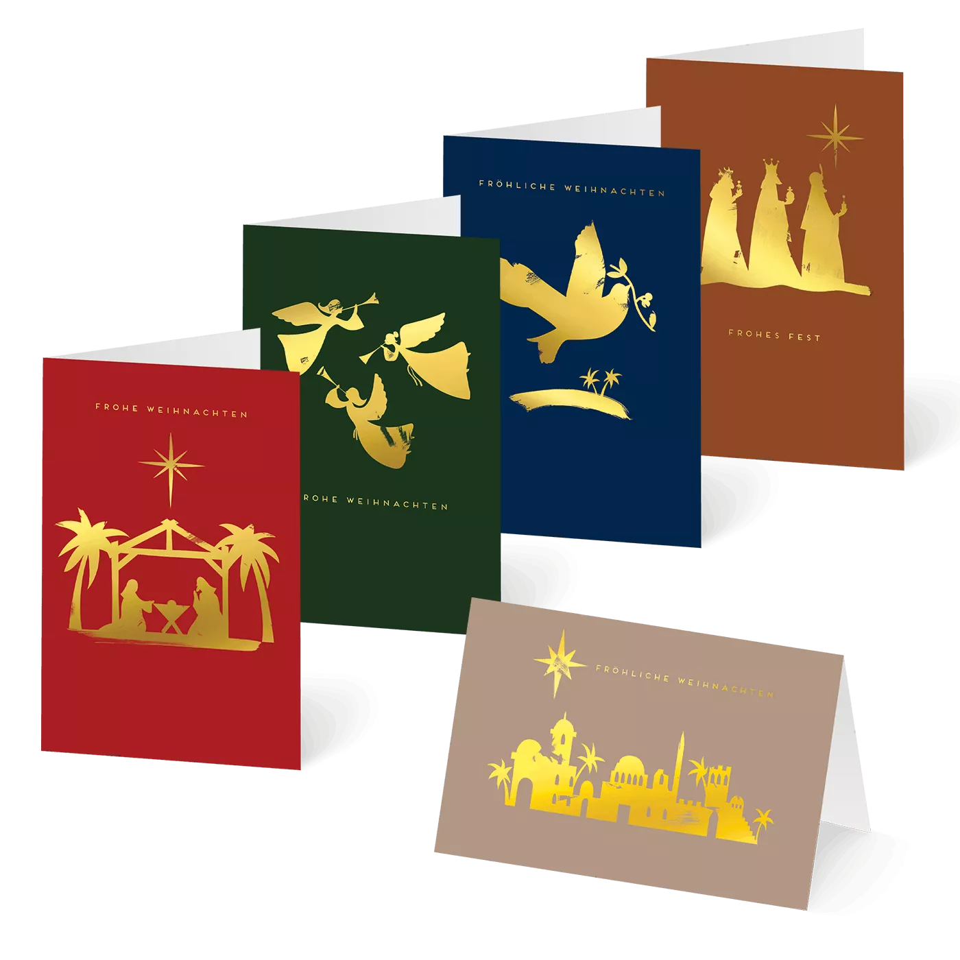 Weihnachtskarten – Goldene Weihnacht