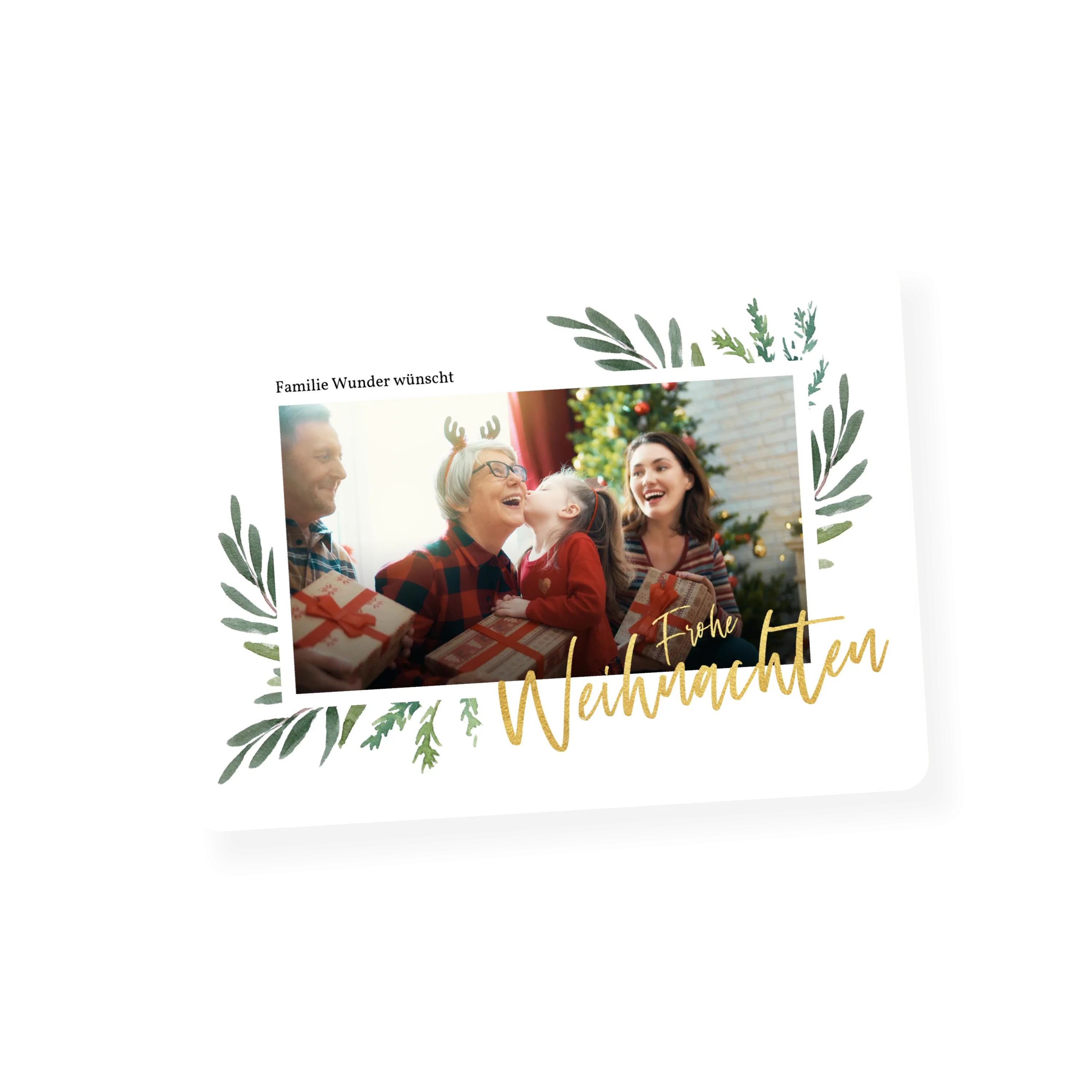 Aquarellzweige Weihnachten
