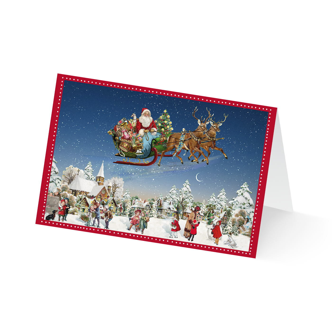 Weihnachtskarte „Schon bald ist Weihnachten“ kaufen im UNICEF Grußkartenshop. Bild 4