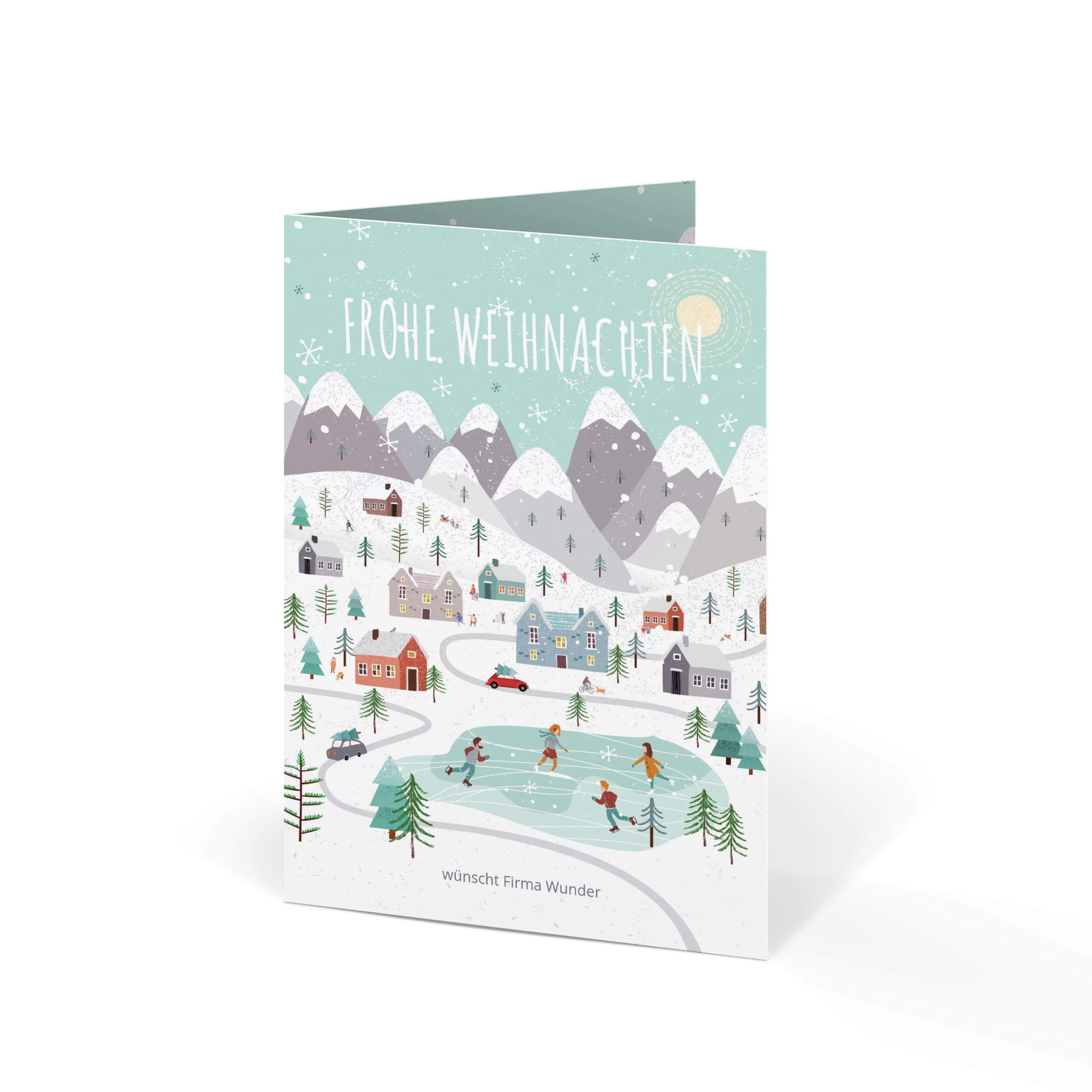 Winterliche Berge