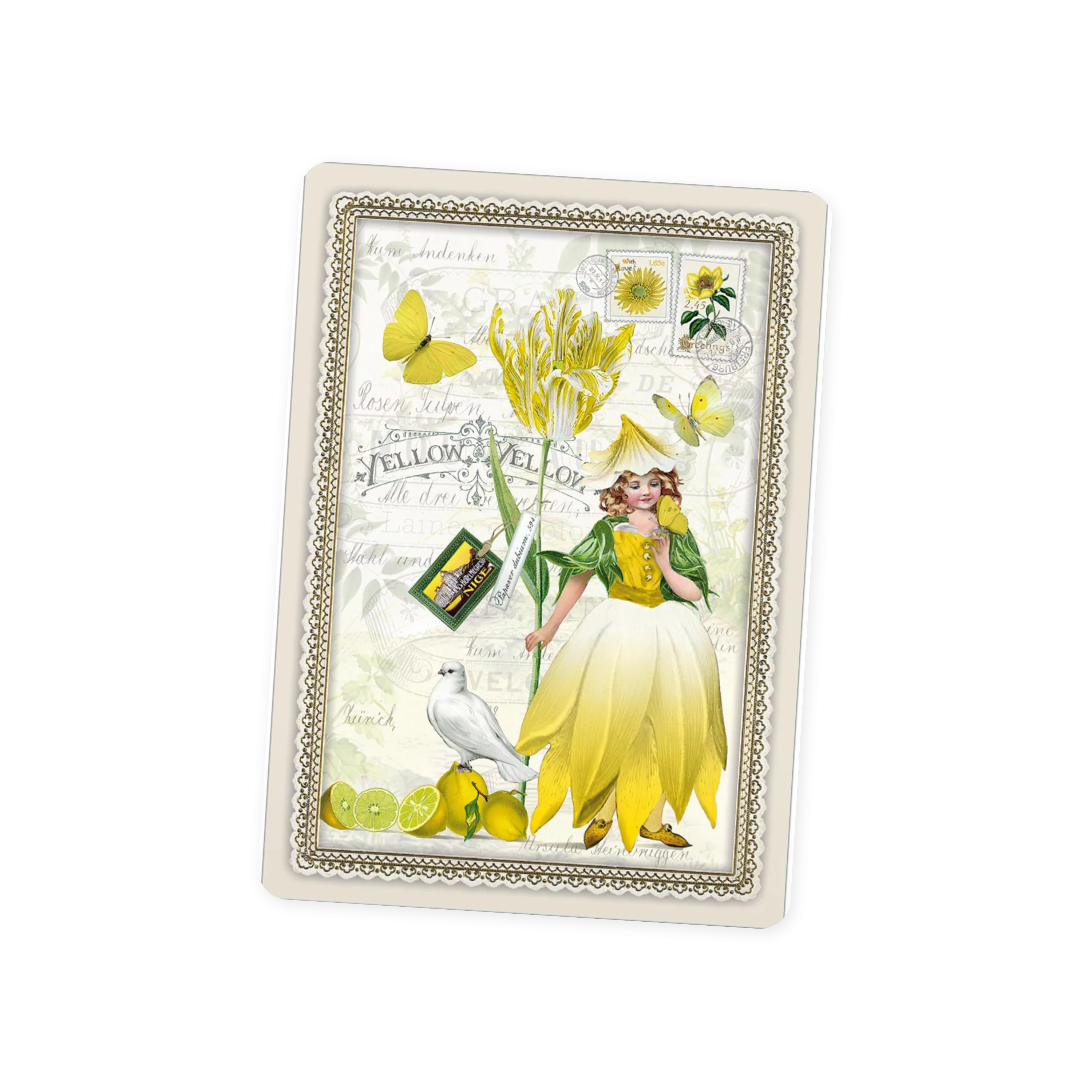 Blumenkarte Elfe