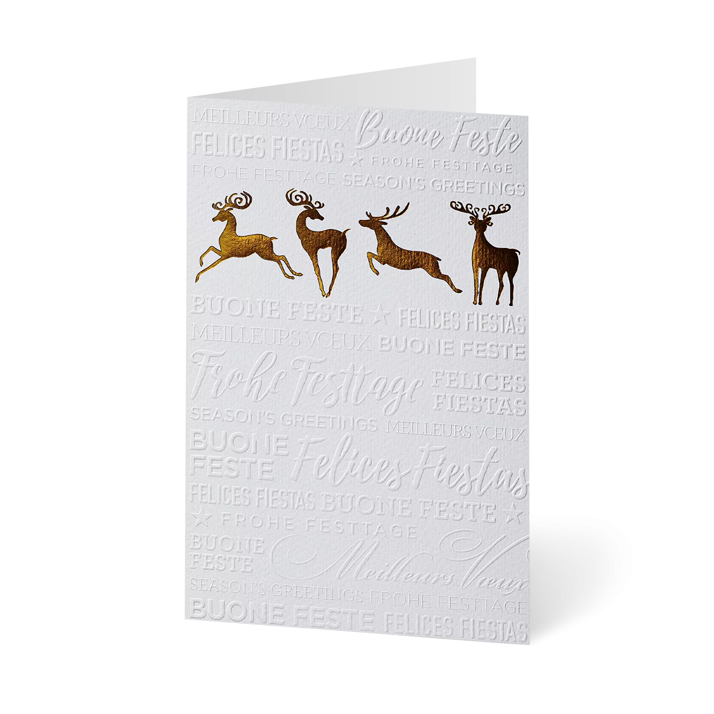 Typografische Weihnachtsornamente