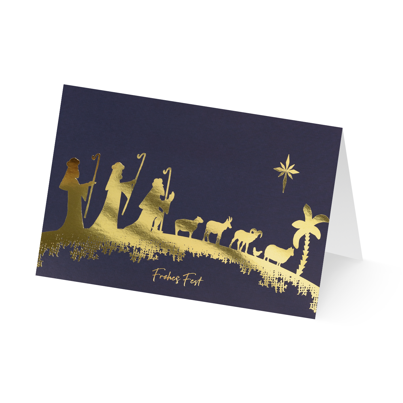 Weihnachtskarte „Elegantes Bethlehem“ kaufen im UNICEF Grußkartenshop. Bild 3