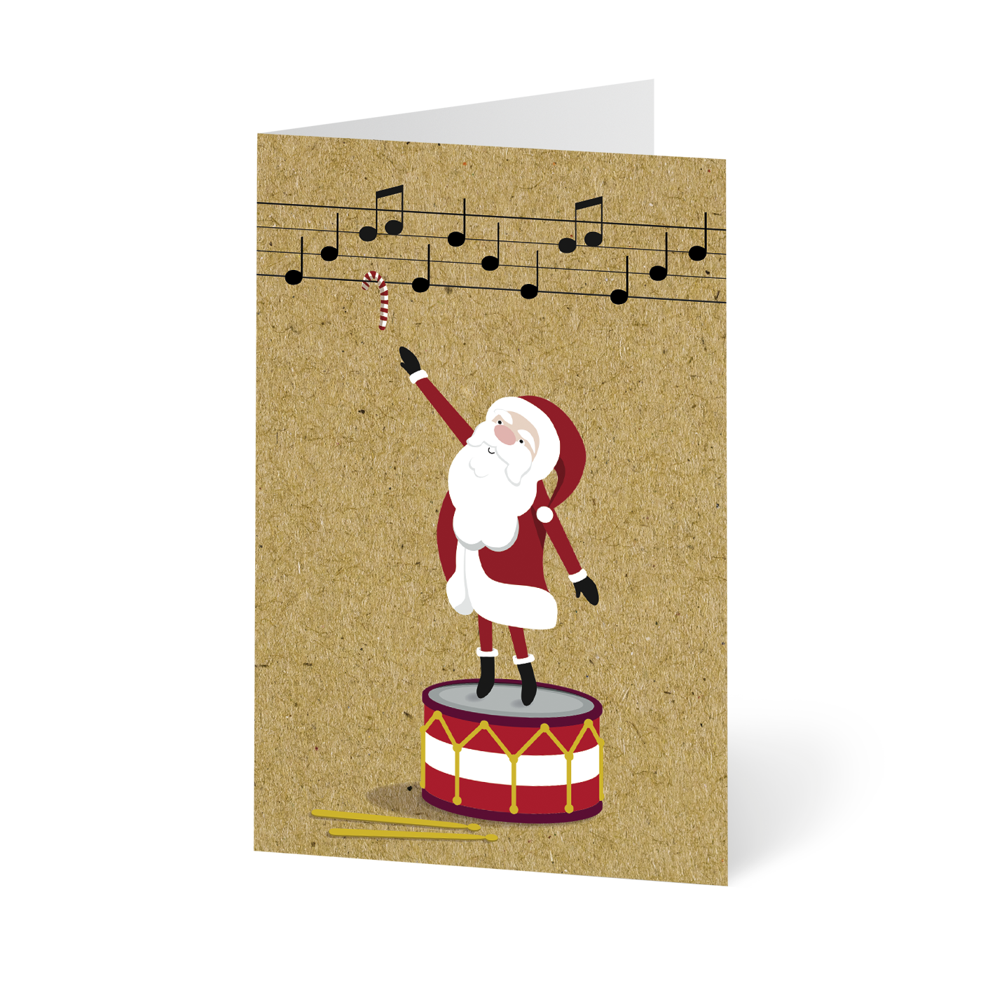 Weihnachtskarte „Musik liegt in der Luft“ kaufen im UNICEF Grußkartenshop. Bild 2