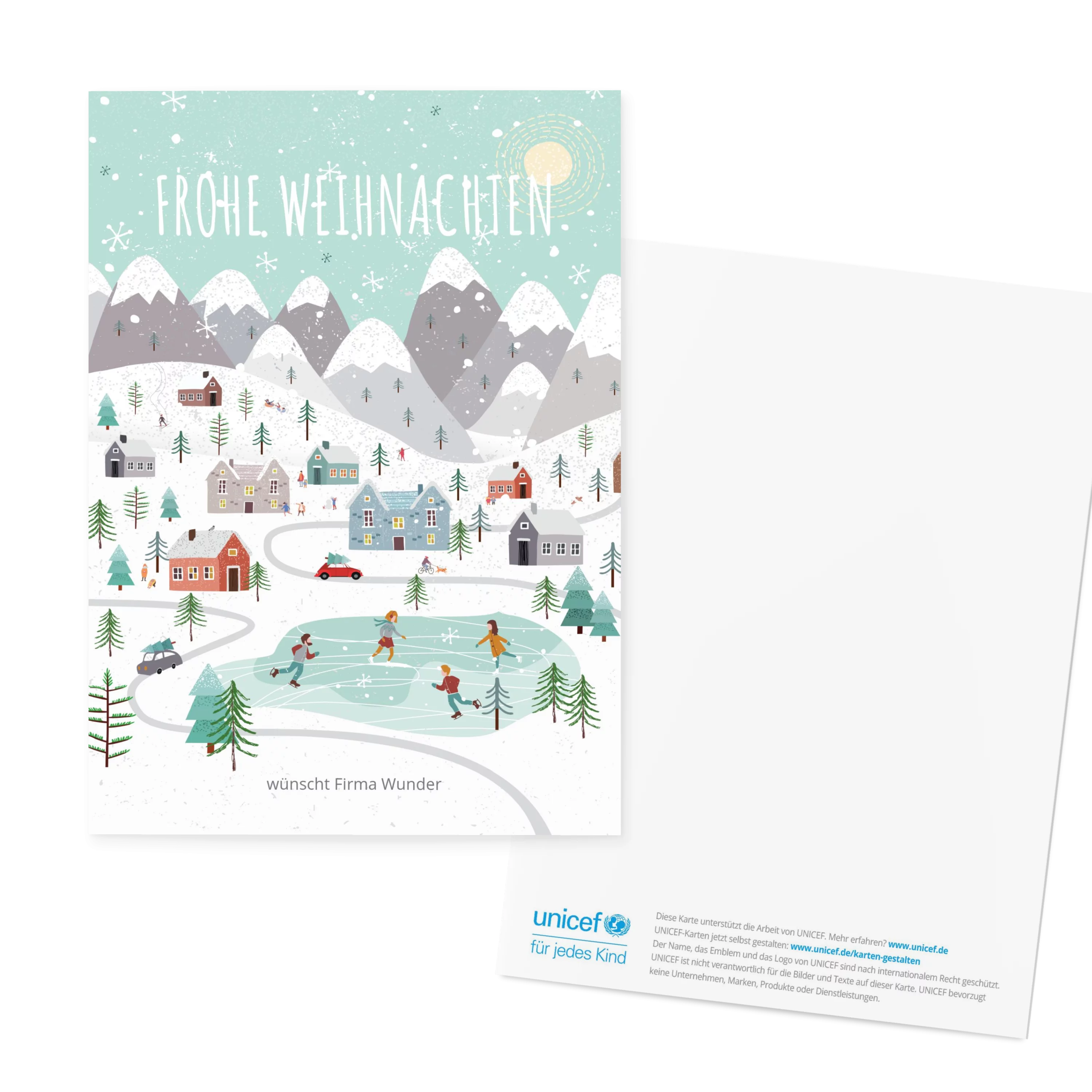 Winterliche Berge