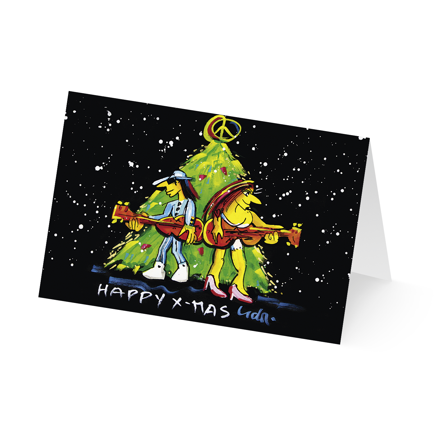 Weihnachtskarte „Weinachtsgrüße von Udo Lindenberg“ kaufen im UNICEF Grußkartenshop. Bild 8