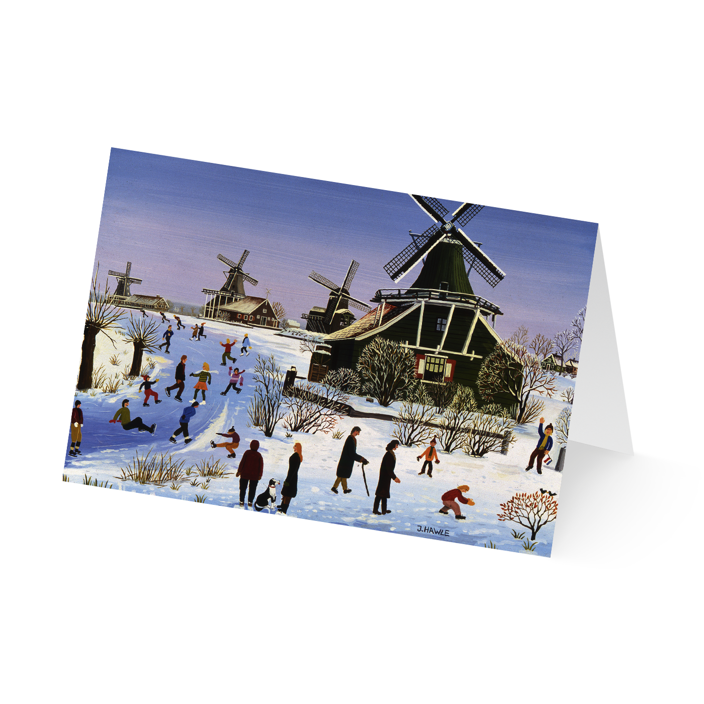 Weihnachtskarte „Verschneite Adventszeit“ kaufen im UNICEF Grußkartenshop. Bild 3