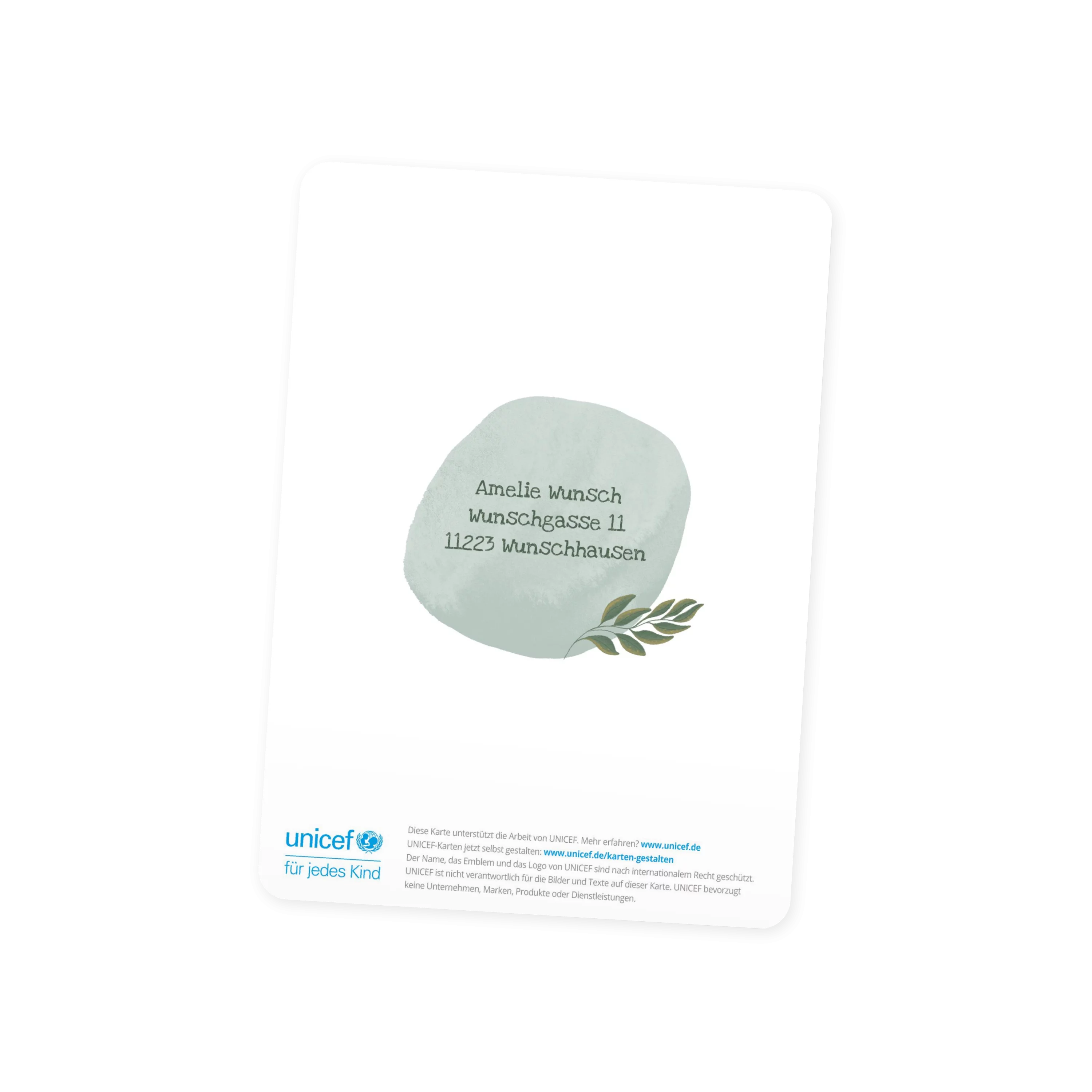 Unicef Kommunion Täubchen