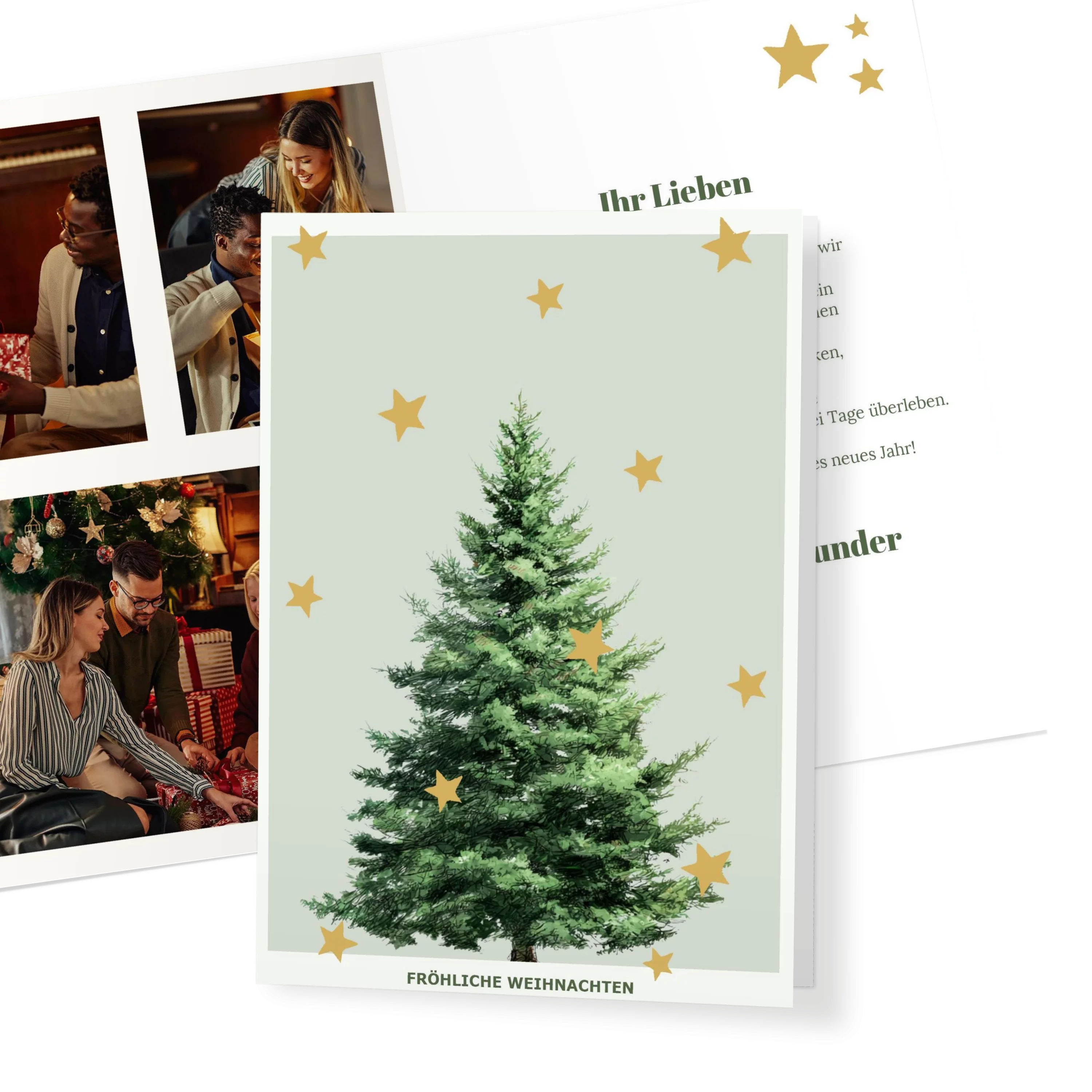 Weihnachtsbaum mit Sternen