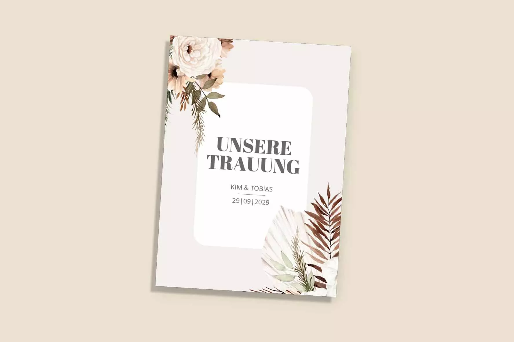 Kirchenhefte zur Hochzeit