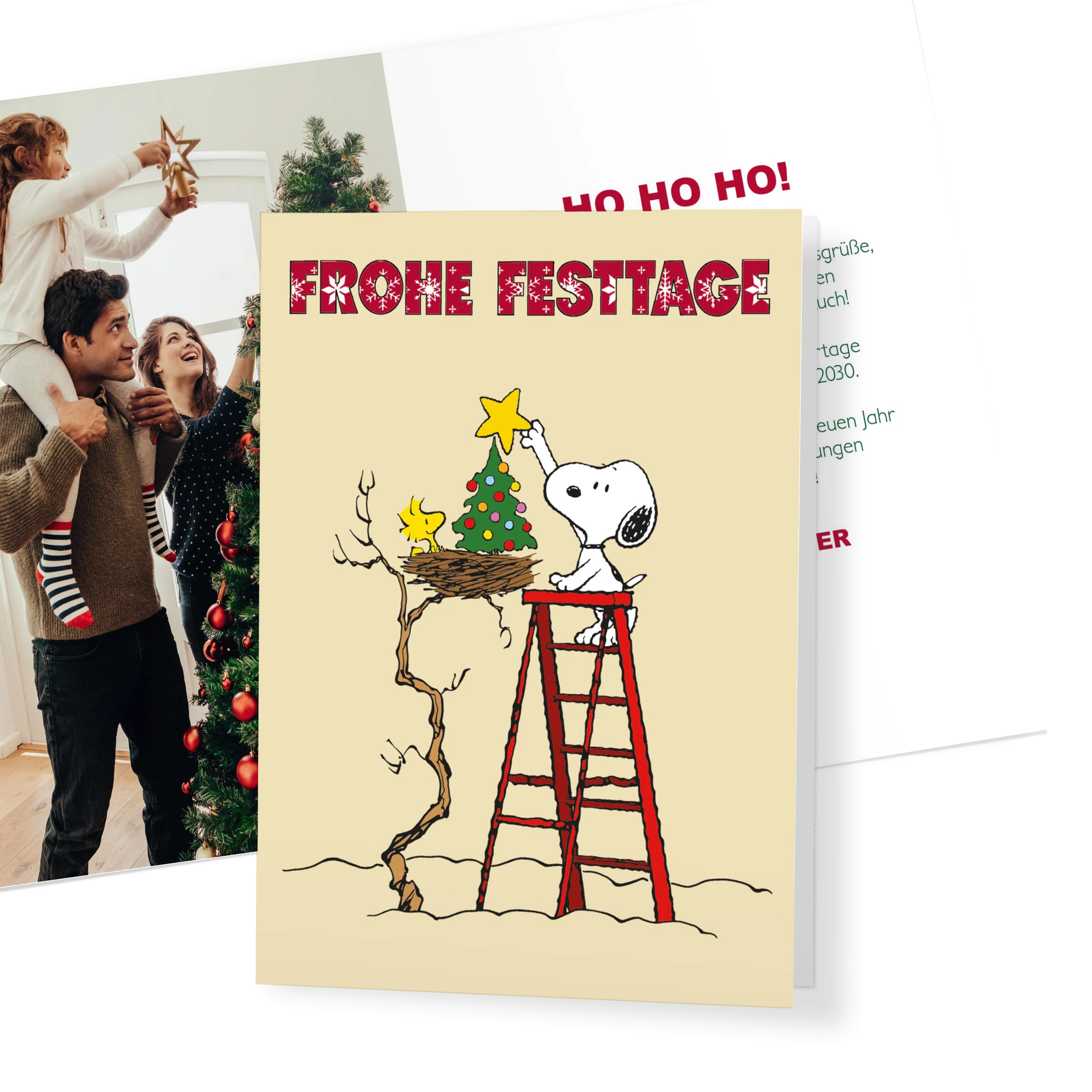 Peanuts Geschmückter Weihnachtsbaum
