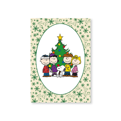 Grußkarte „Peanuts Weihnachtspostkarten“ kaufen im UNICEF Grußkartenshop. Bild 4