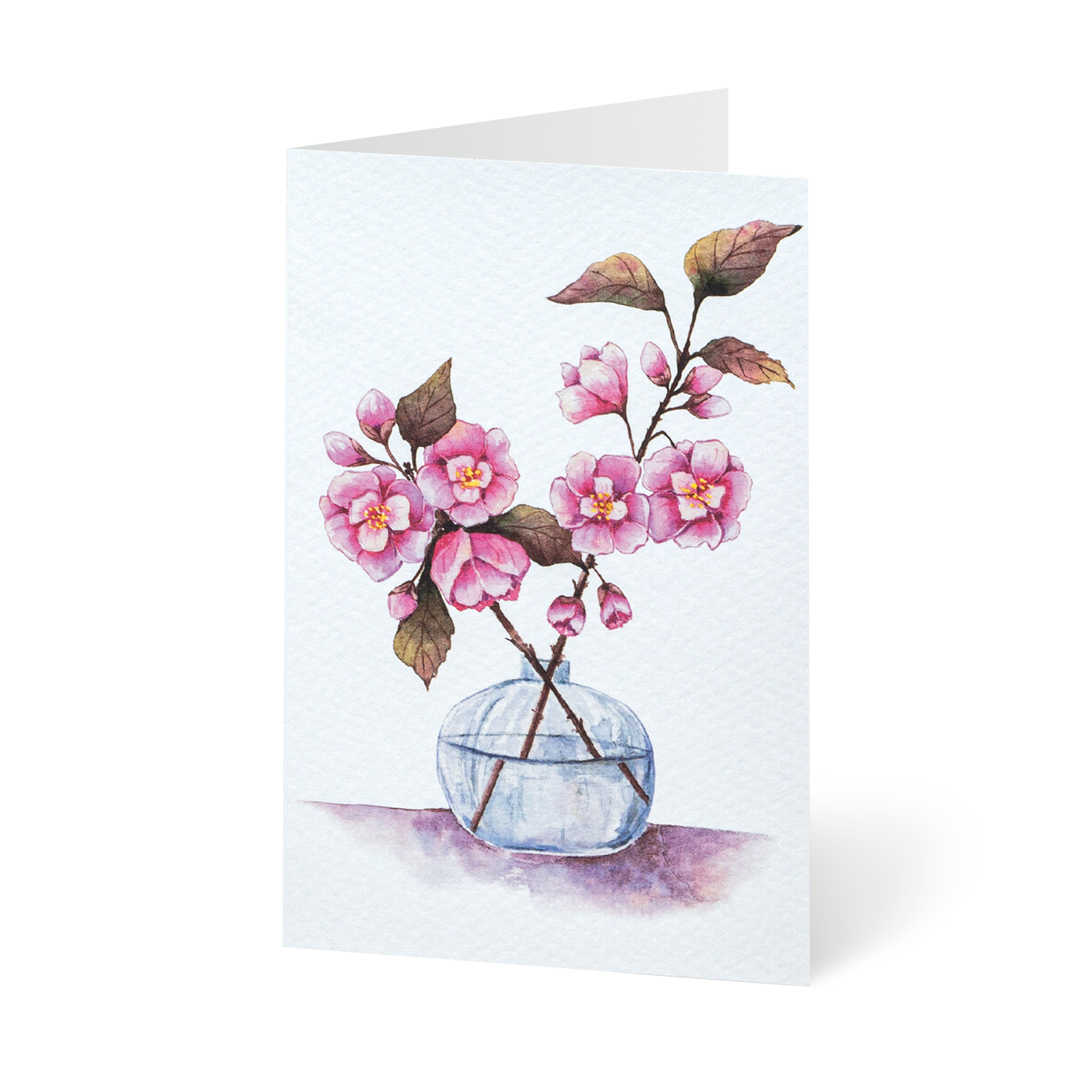 Grußkarte „Minikarten Blütenzweige“ kaufen im UNICEF Grußkartenshop. Bild 3