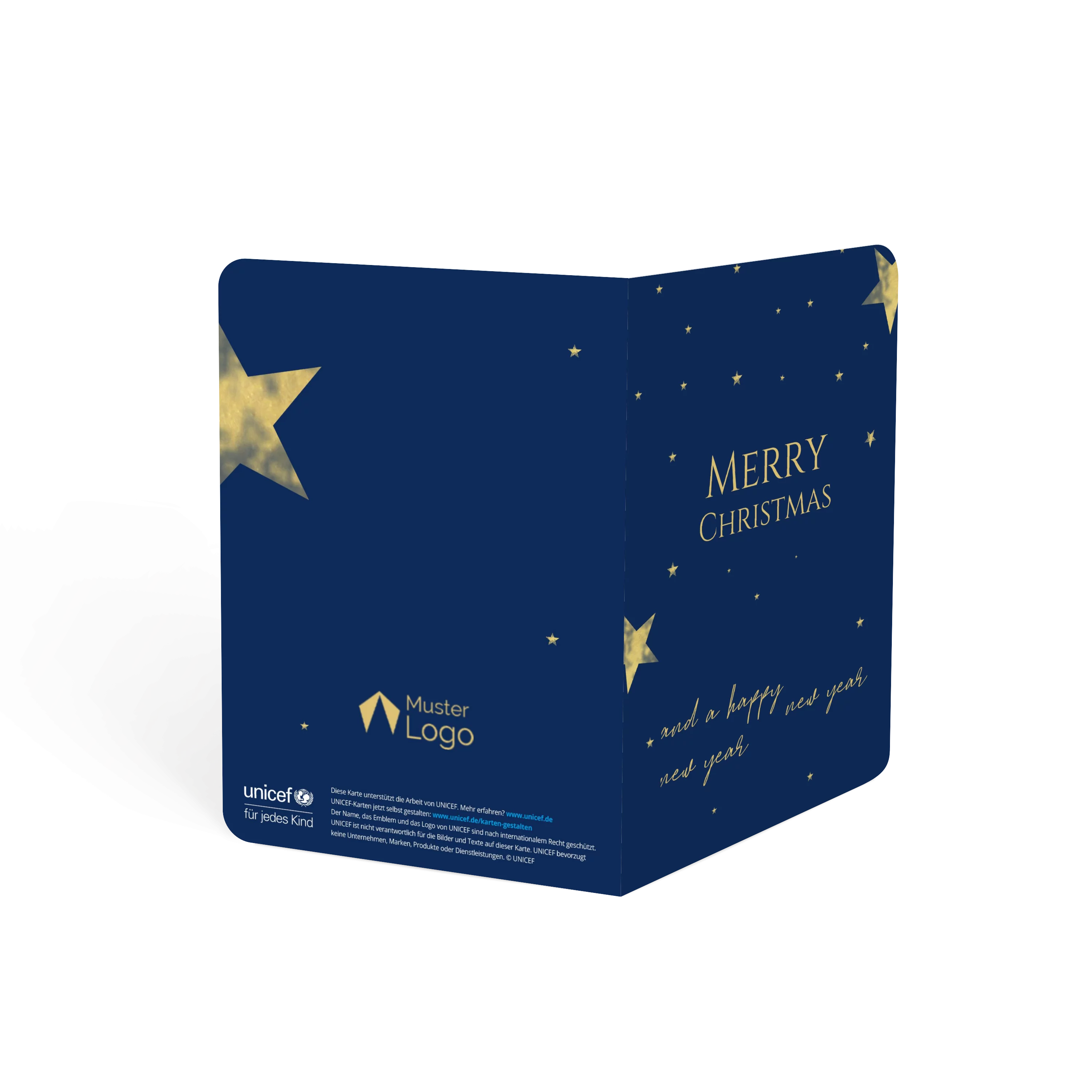 Golden Christmas Stars