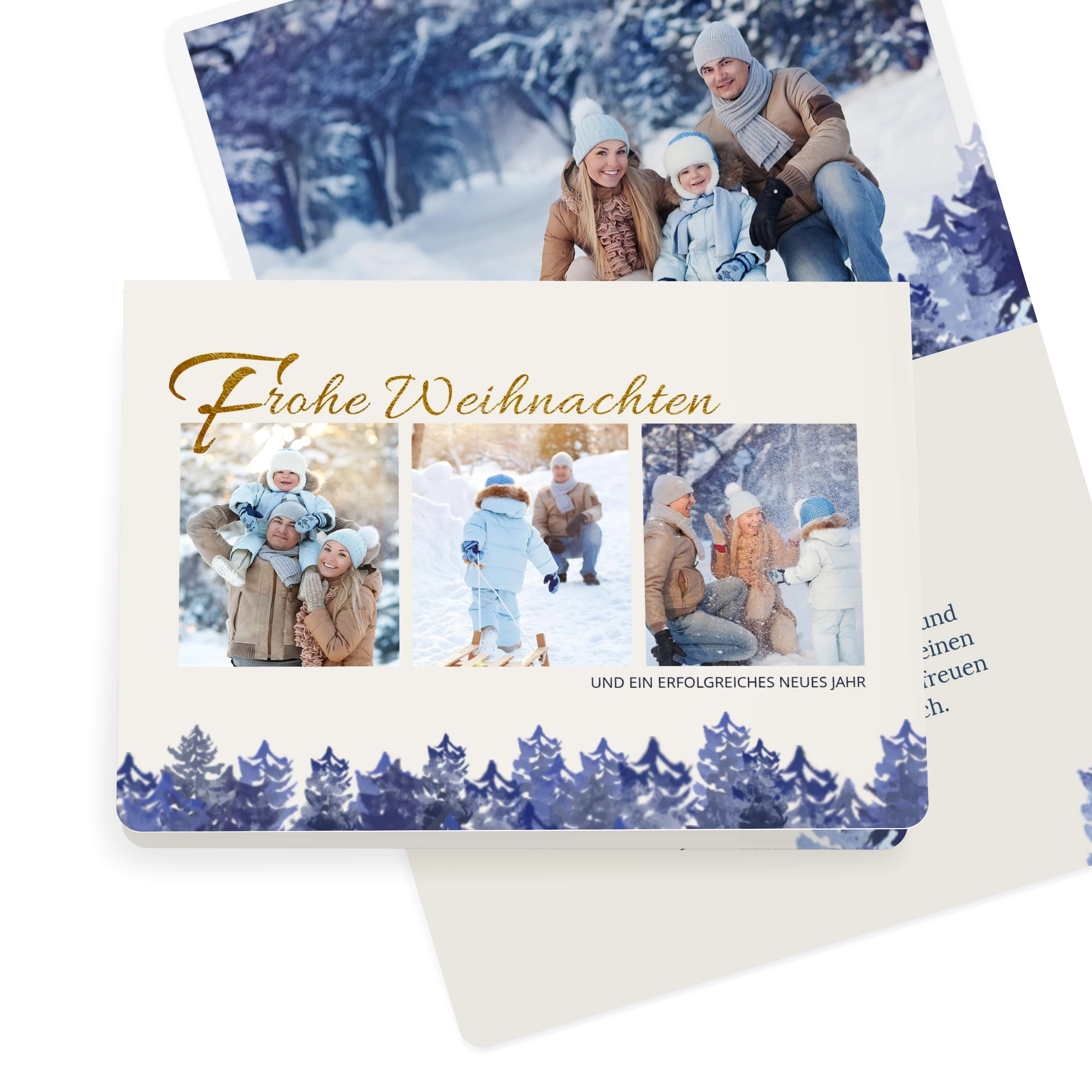 Weihnachtswald Collage