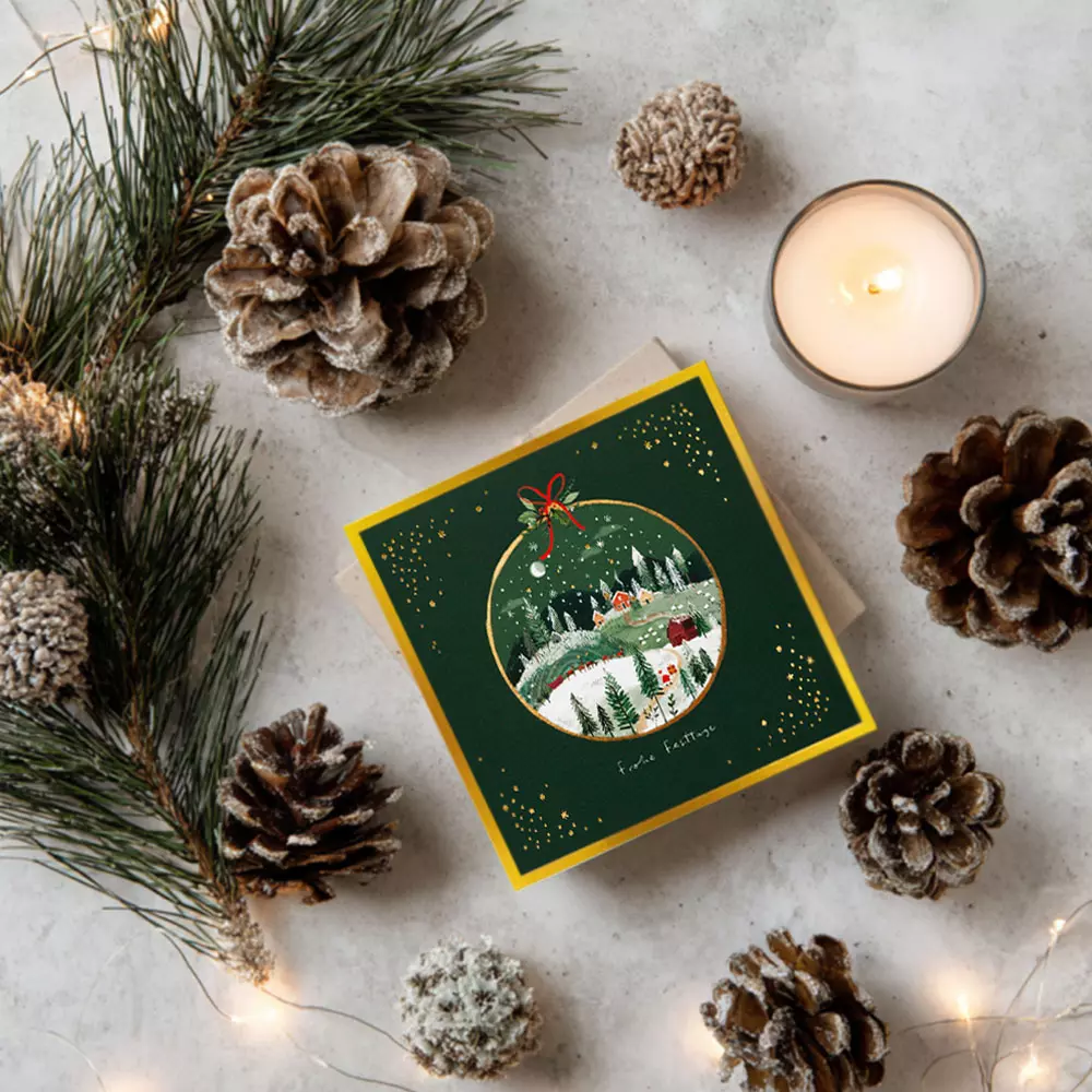 Moderner Weihnachtsglanz