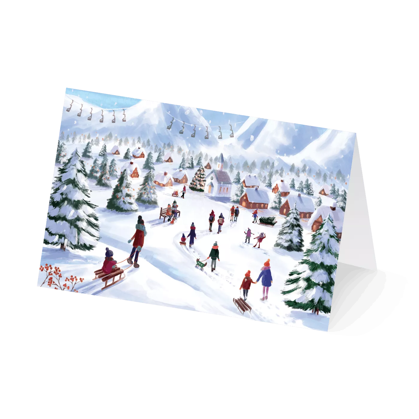 Schneeidylle