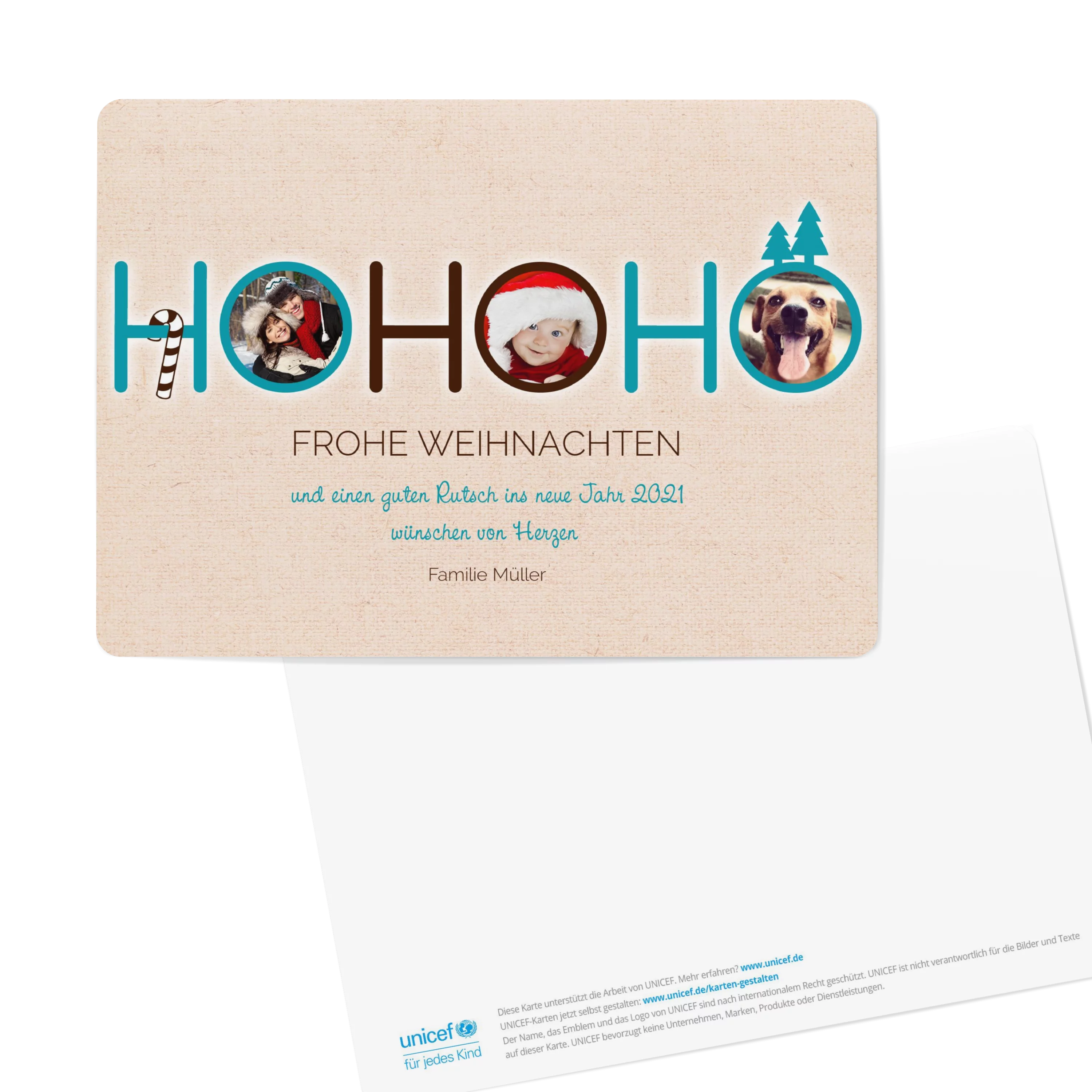 Hohoho Grußkarte