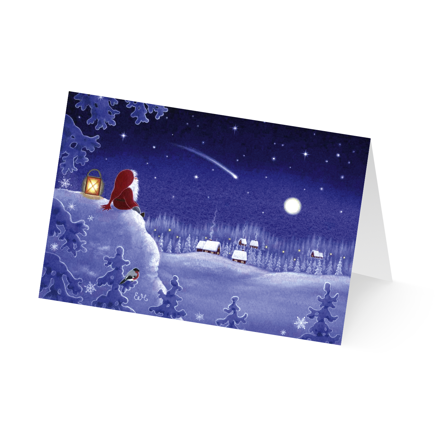 Weihnachtskarte „Winterliche Vorfreude“ kaufen im UNICEF Grußkartenshop. Bild 4