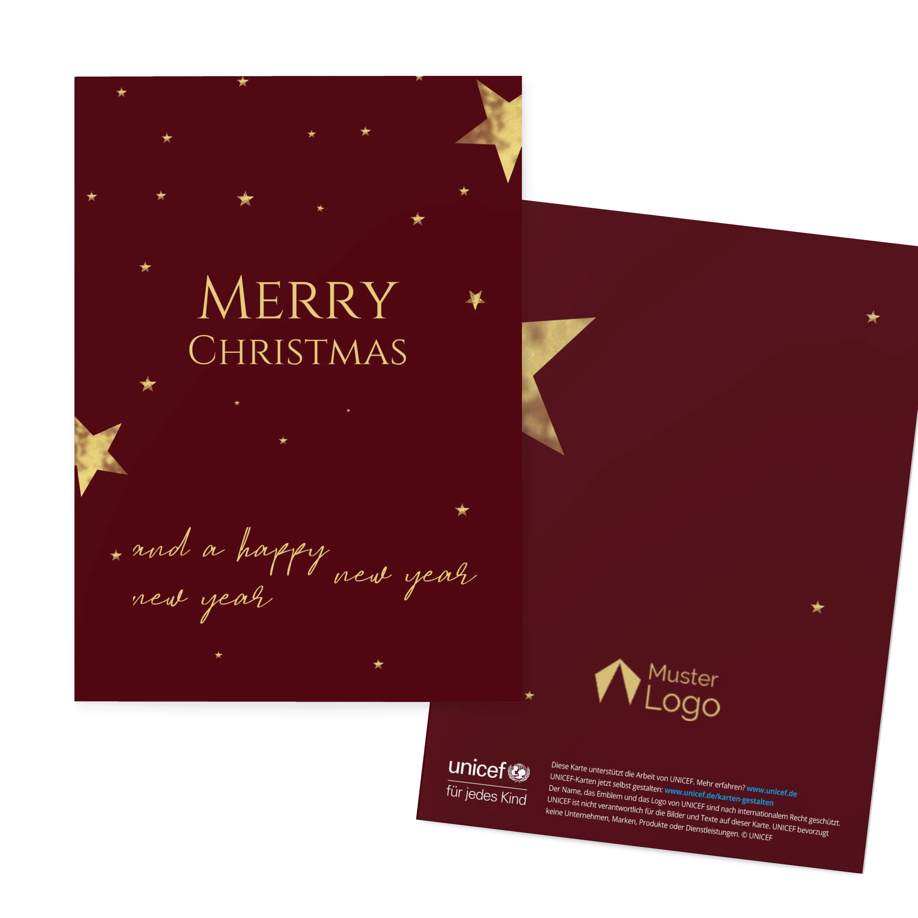 Golden Christmas Stars