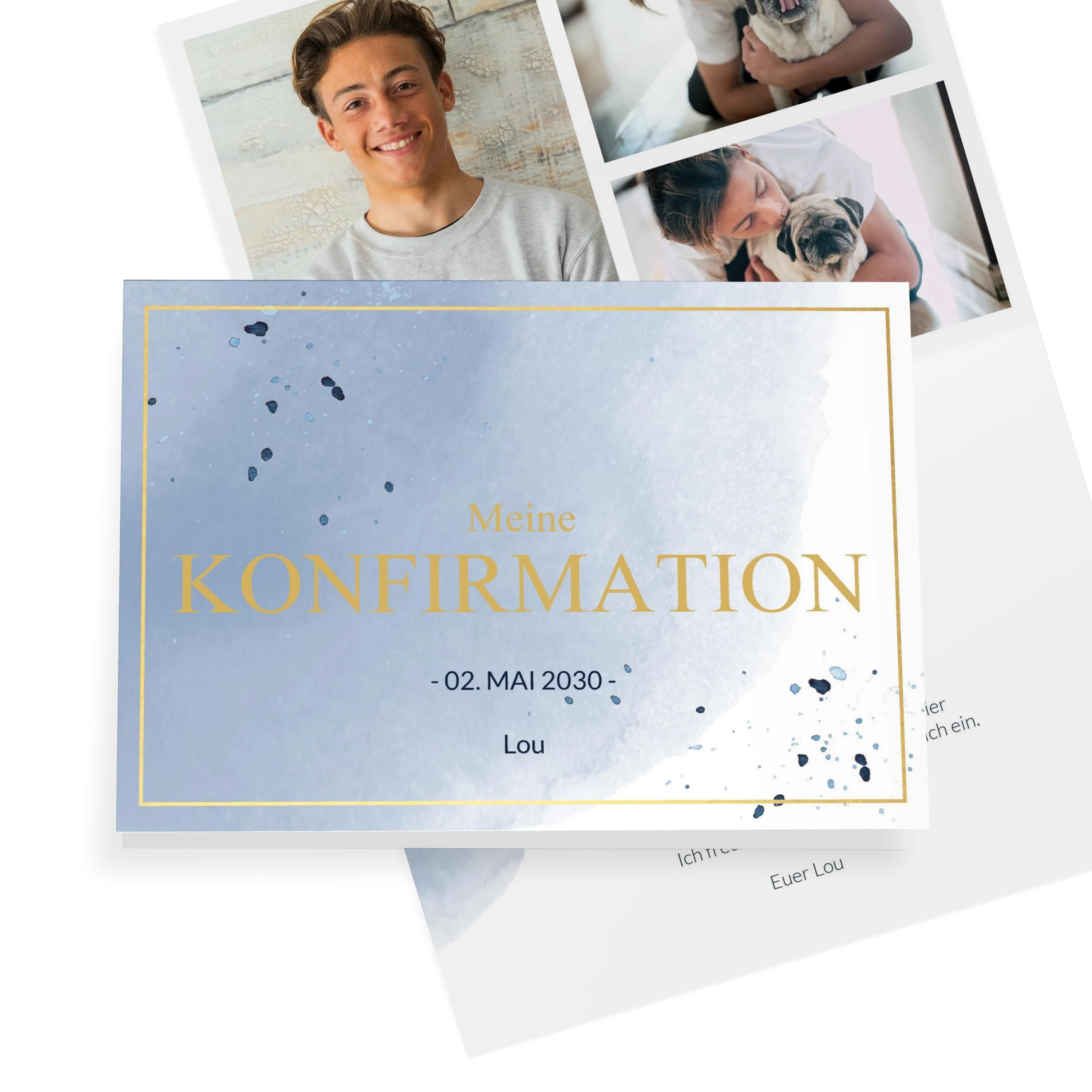 Watercolor Konfirmation