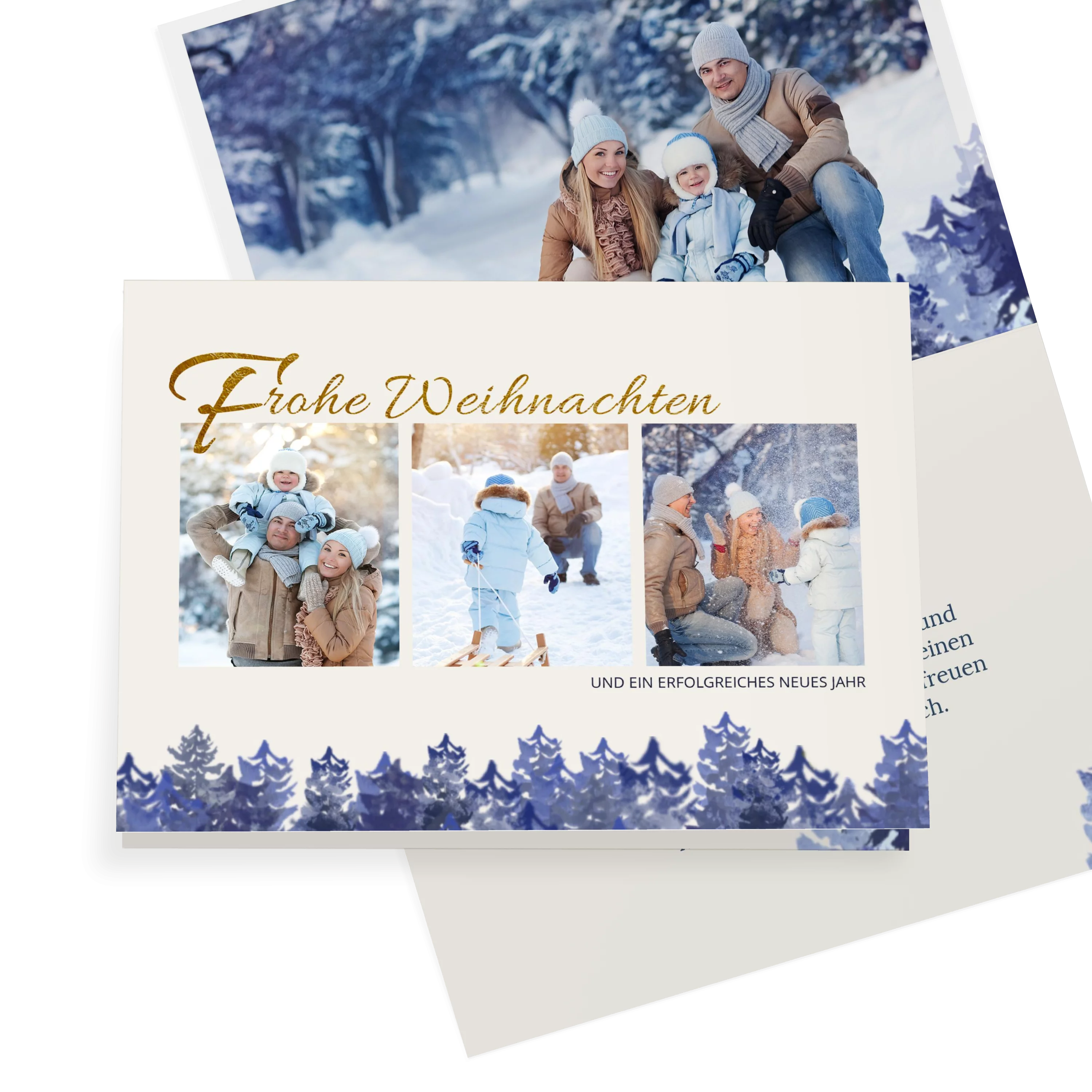 Weihnachtswald Collage