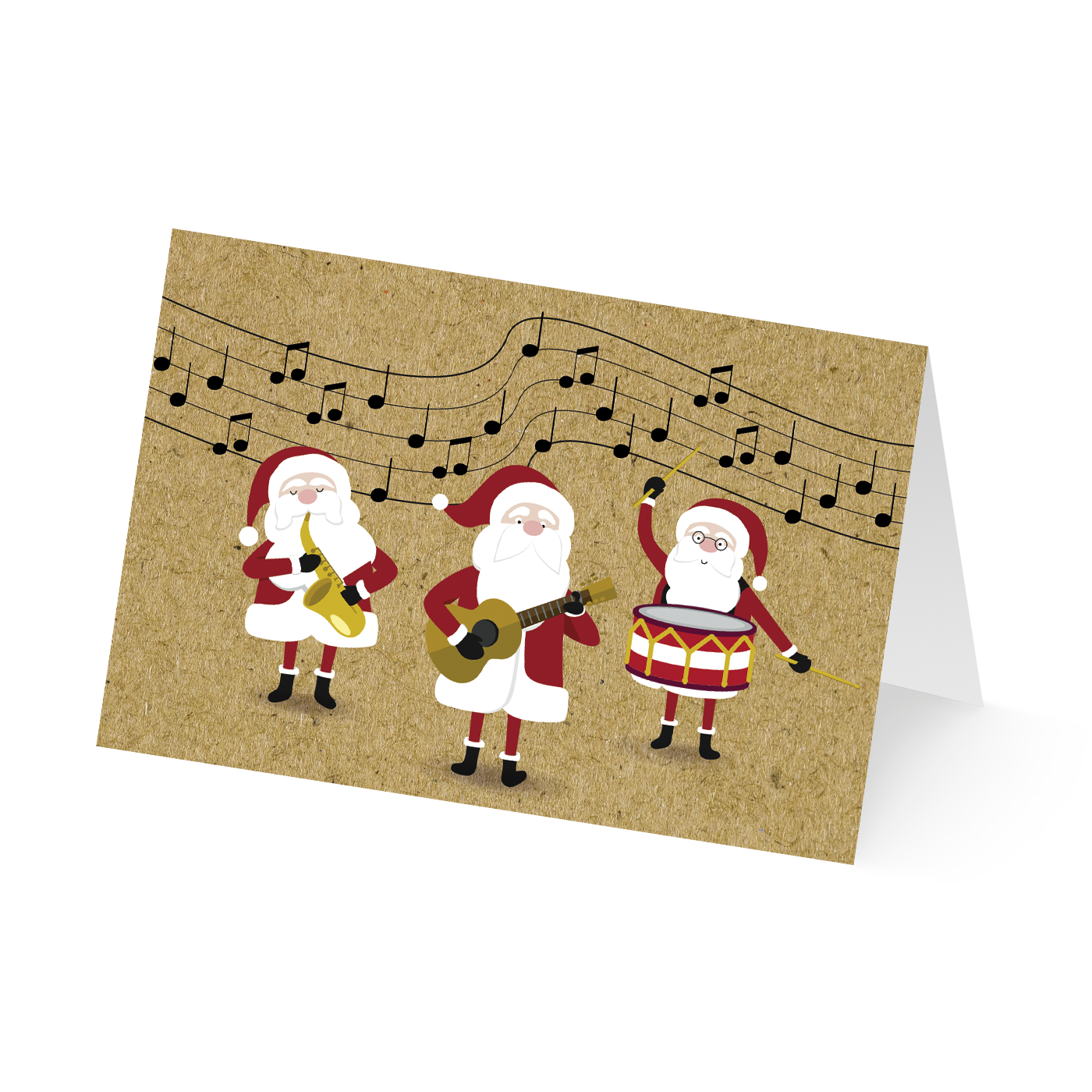 Weihnachtskarte „Musik liegt in der Luft“ kaufen im UNICEF Grußkartenshop. Bild 5
