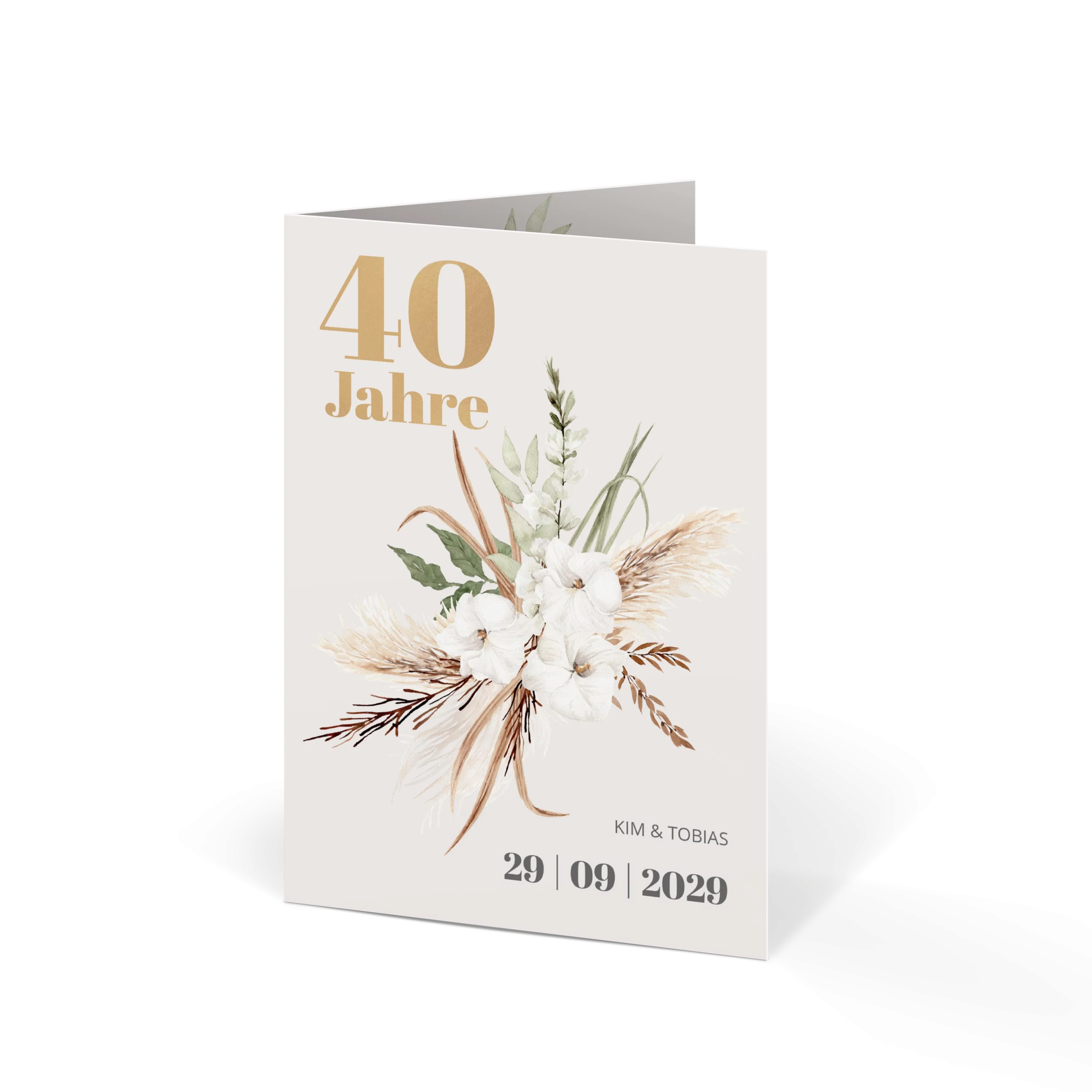 Modern Boho Rubinhochzeit
