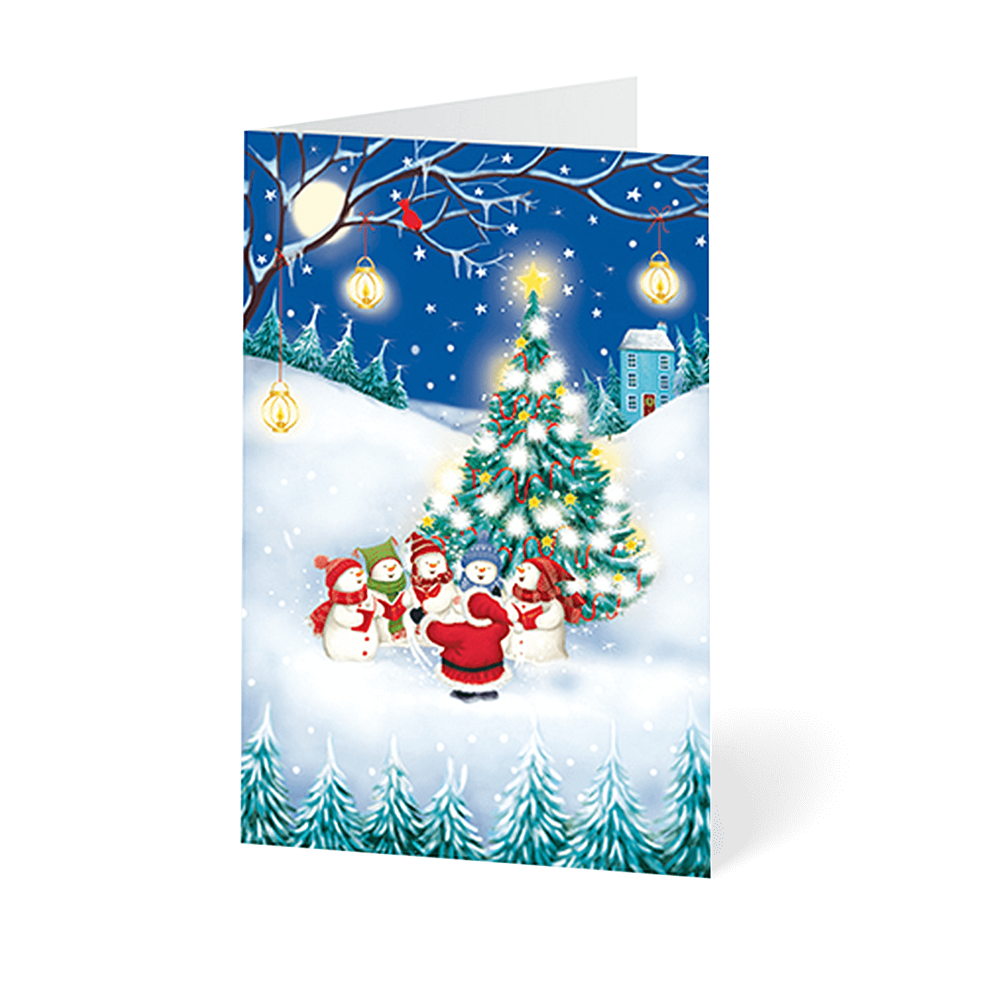Weihnachtskarte „Weihnachtsabend“ kaufen im UNICEF Grußkartenshop. Bild 2