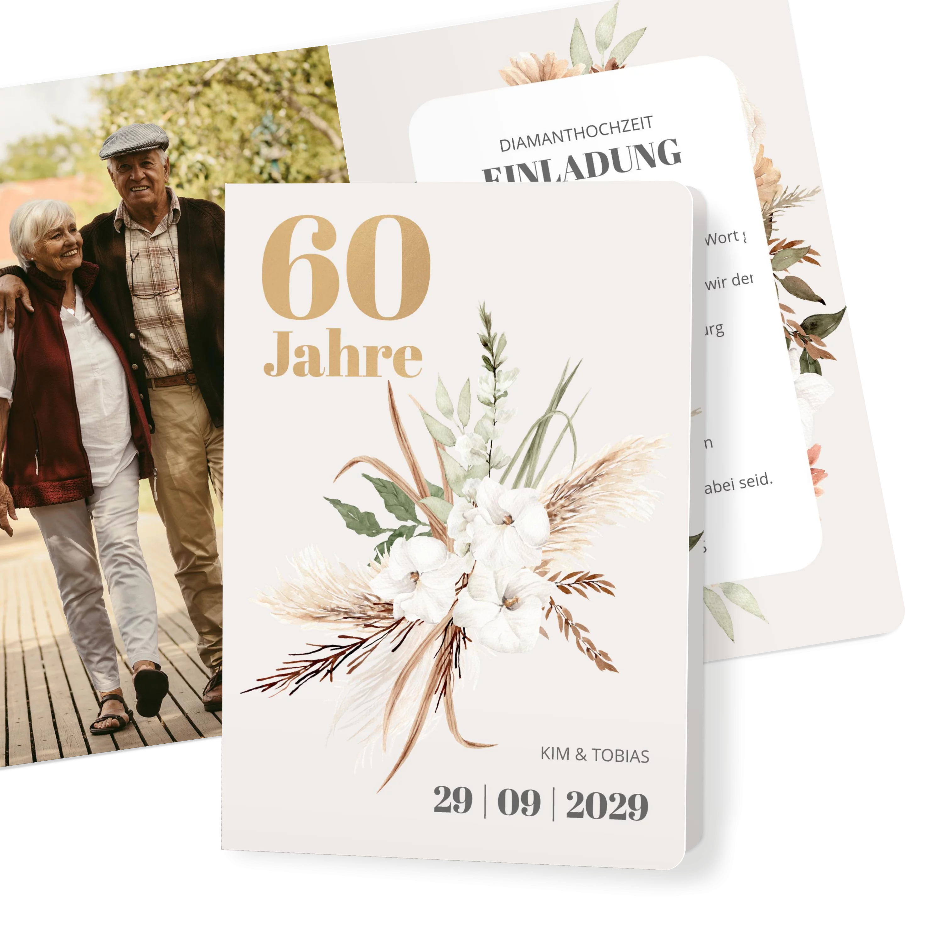 Modern Boho Diamanthochzeit