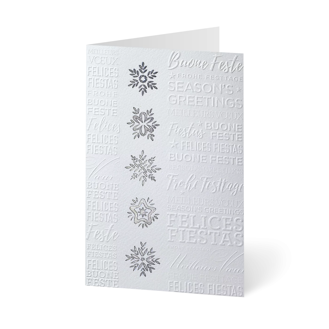 Typografische Weihnachtsornamente