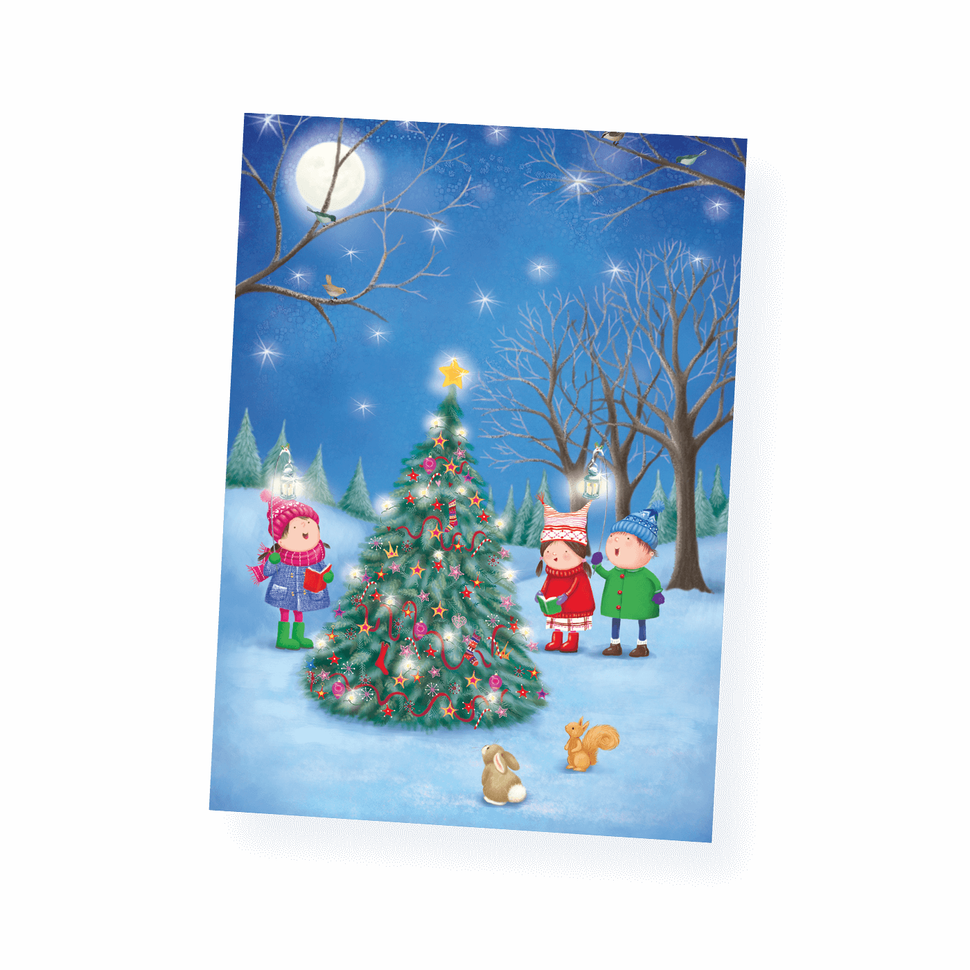 Weihnachtskarte „Postkarten Weihnachtliche“ kaufen im UNICEF Grußkartenshop. Bild 5
