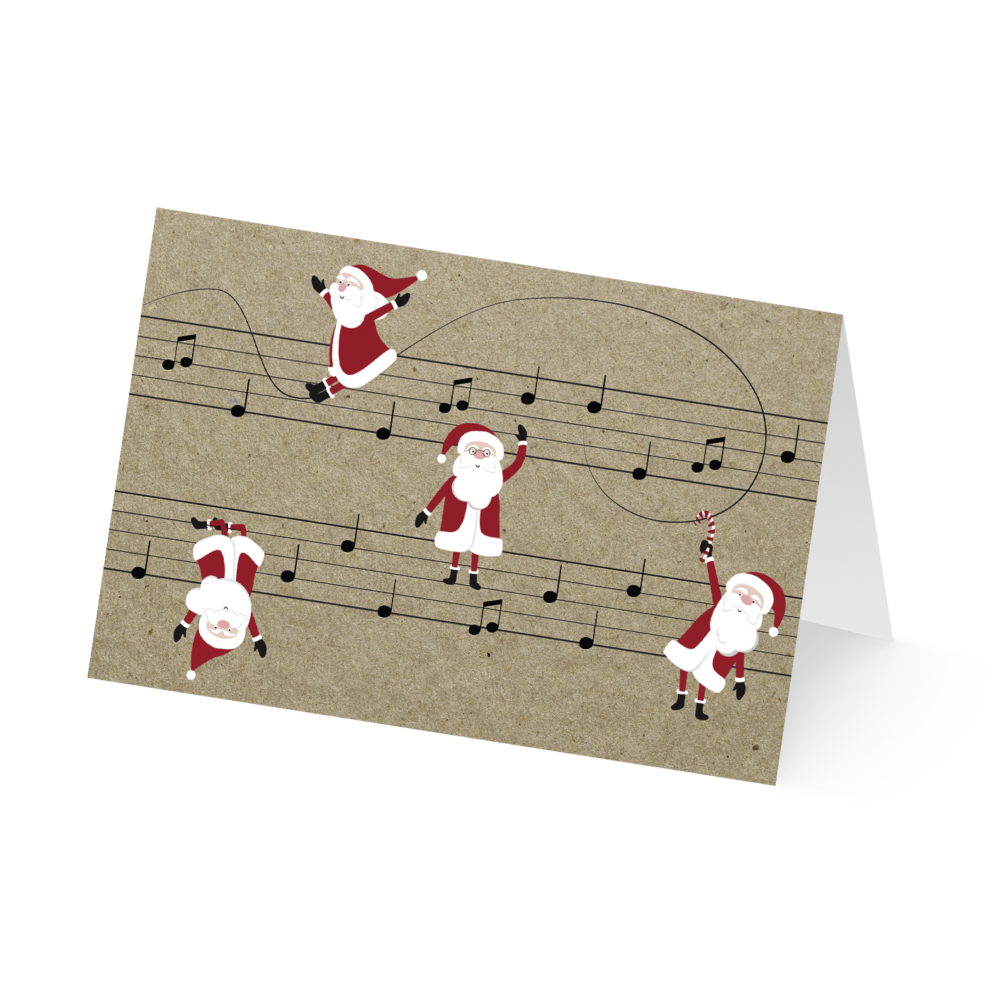 Weihnachtskarte „Weihnachtsmusik“ kaufen im UNICEF Grußkartenshop. Bild 2