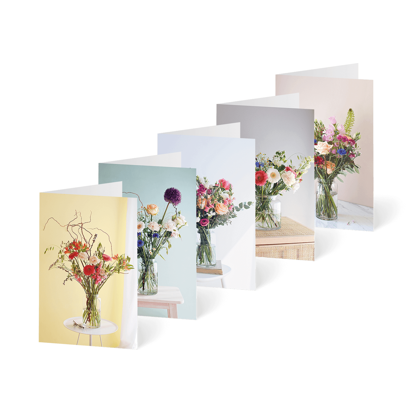 Grußkarte „Stilvolle Blumensträuße“ kaufen im UNICEF Grußkartenshop. Bild 6