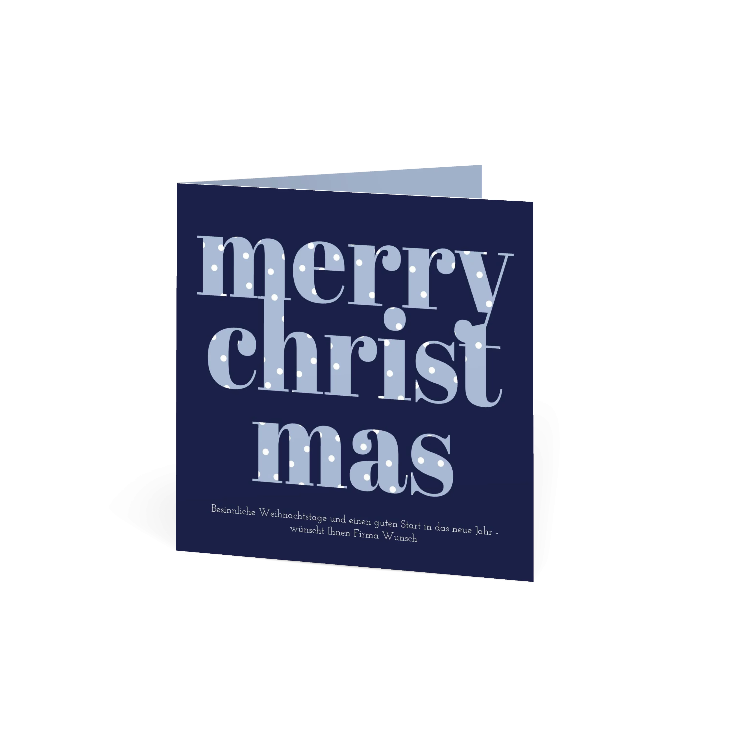 Geschäftliche Weihnachtskarten gestalten