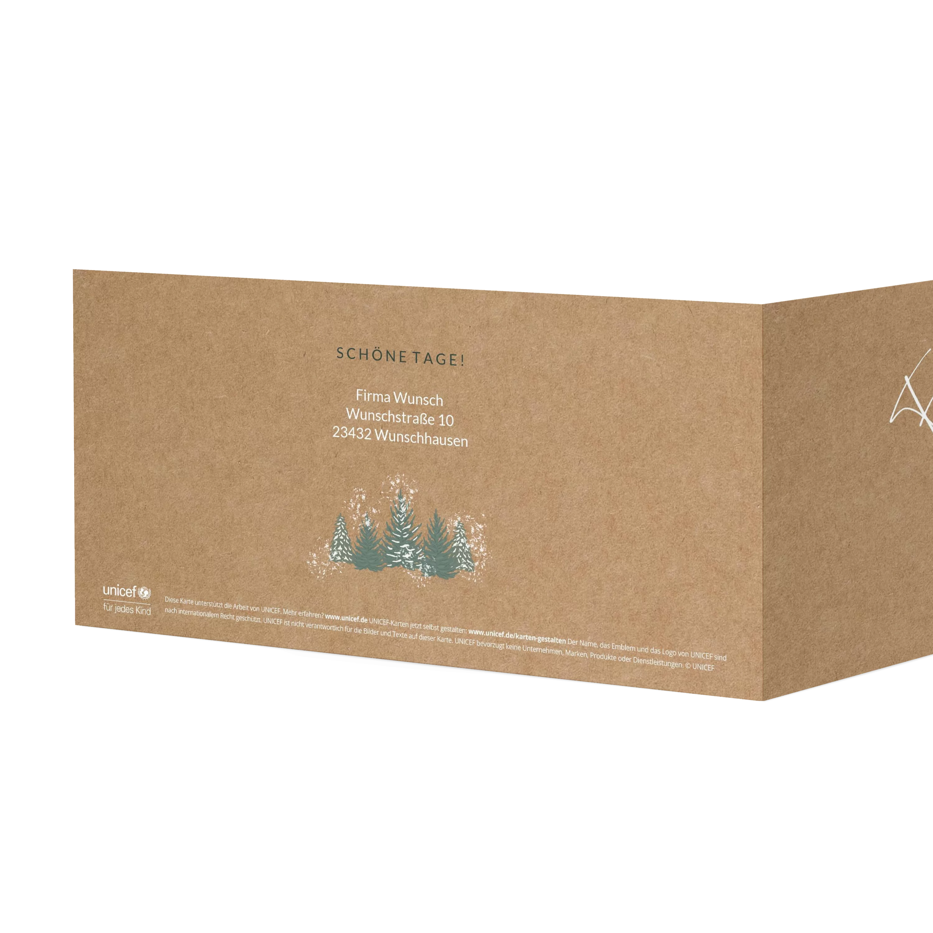 Winterlicher Tannenwald