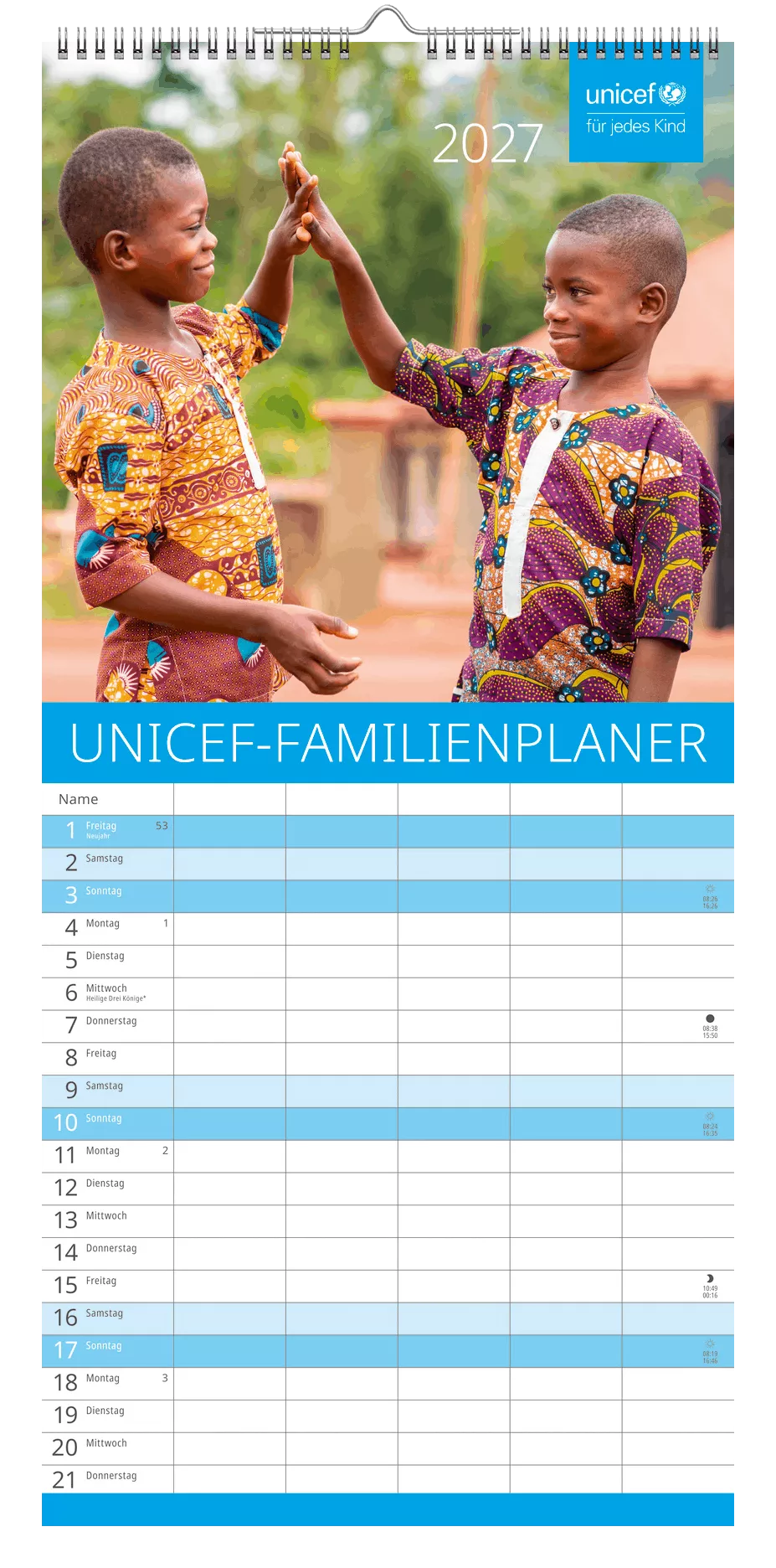 Schenken & Verpacken – Familienplaner 2027