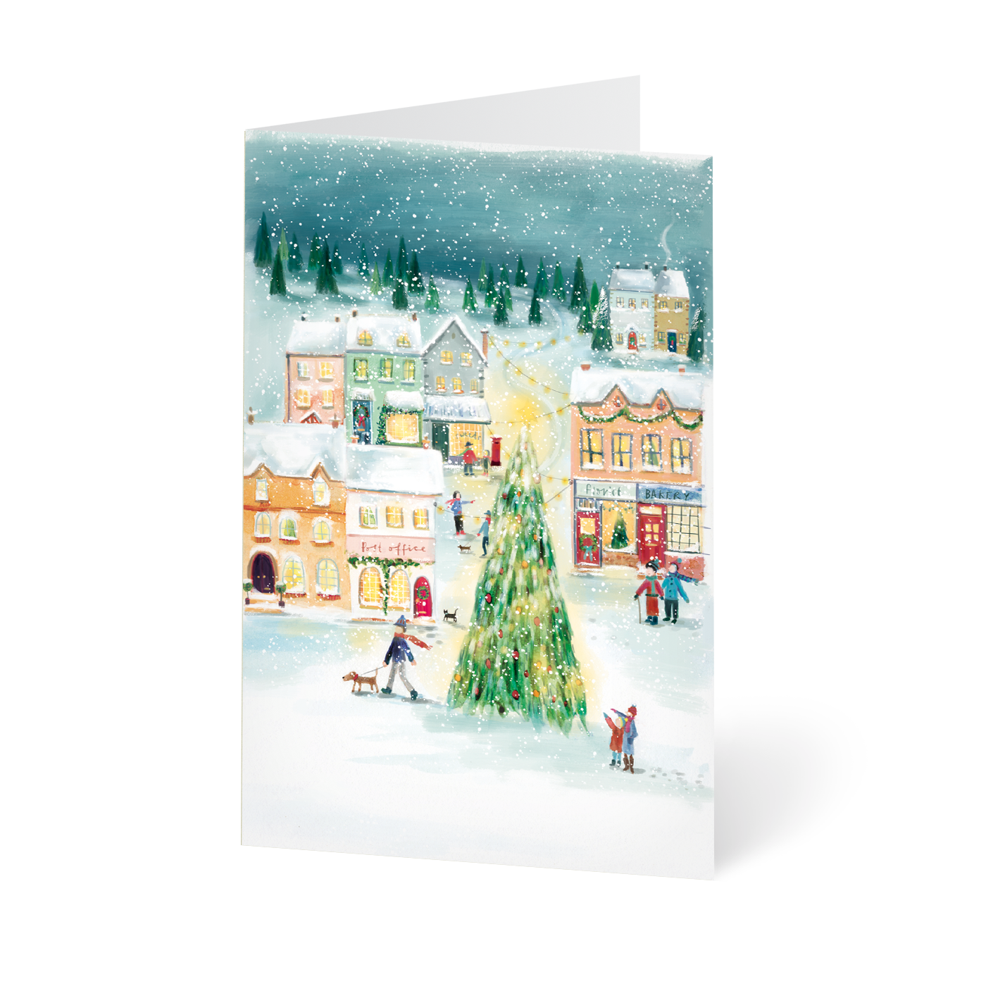 Weihnachtskarte „Verschneite Weihnachtszeit“ kaufen im UNICEF Grußkartenshop. Bild 4