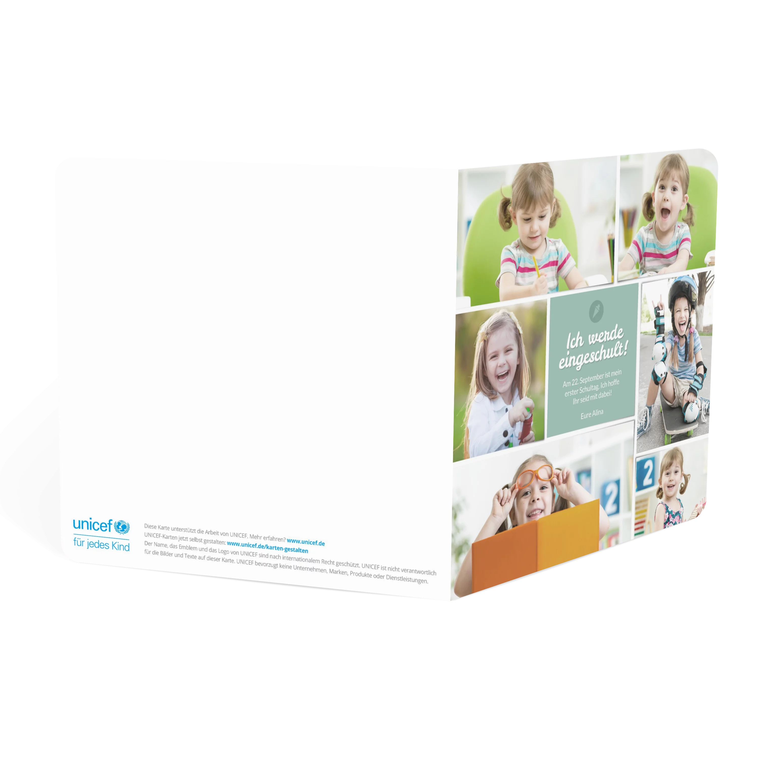 Bilderwand Schule