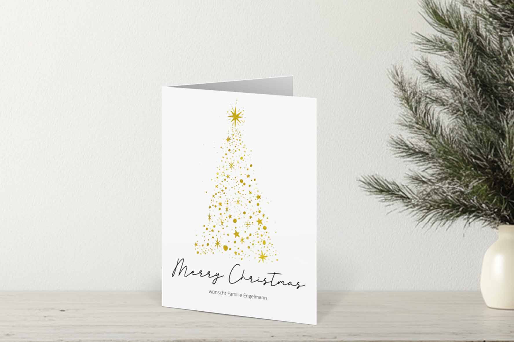 Weihnachtskarten selbst gestalten im UNICEF-Kartenshop