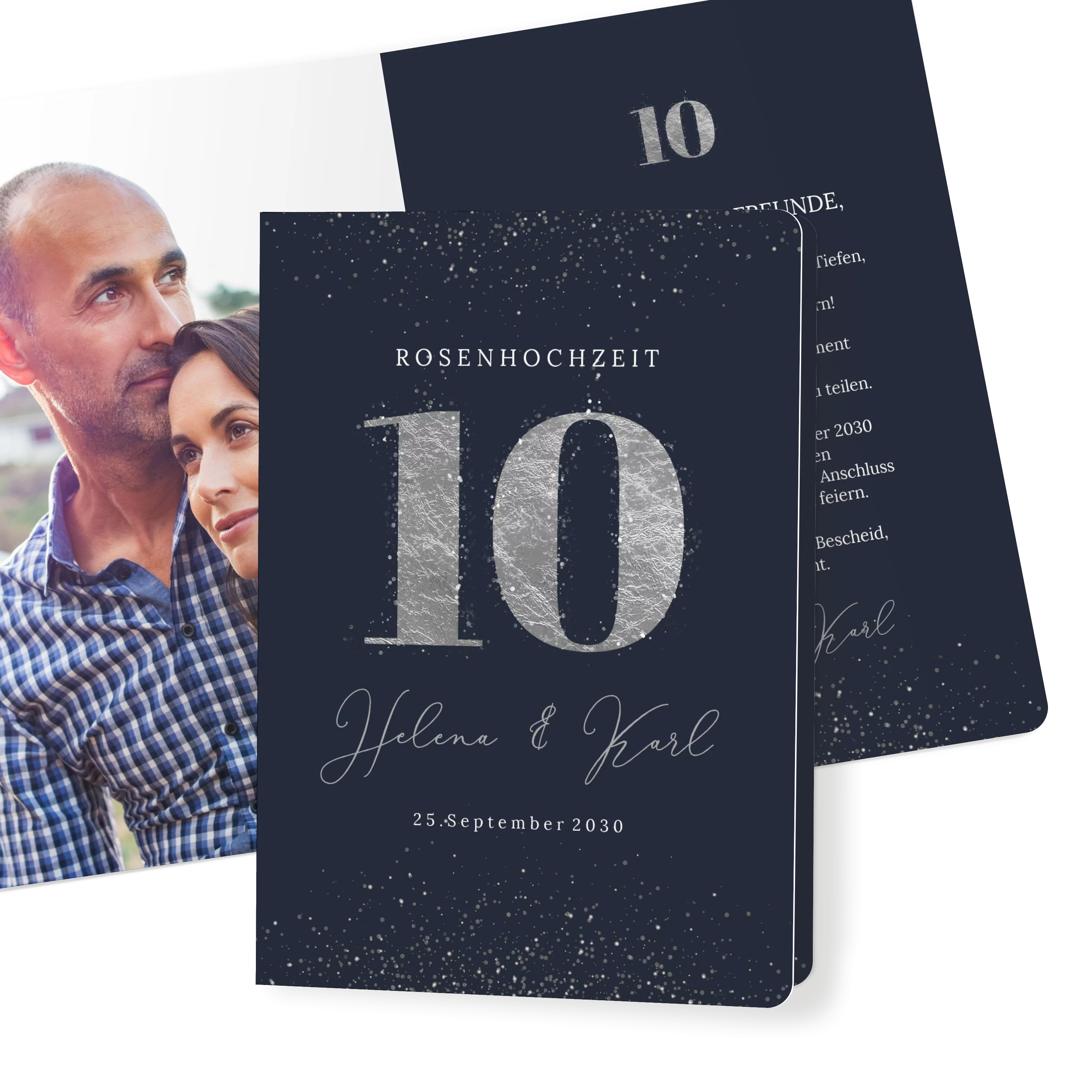 Große Zahl Rosenhochzeit