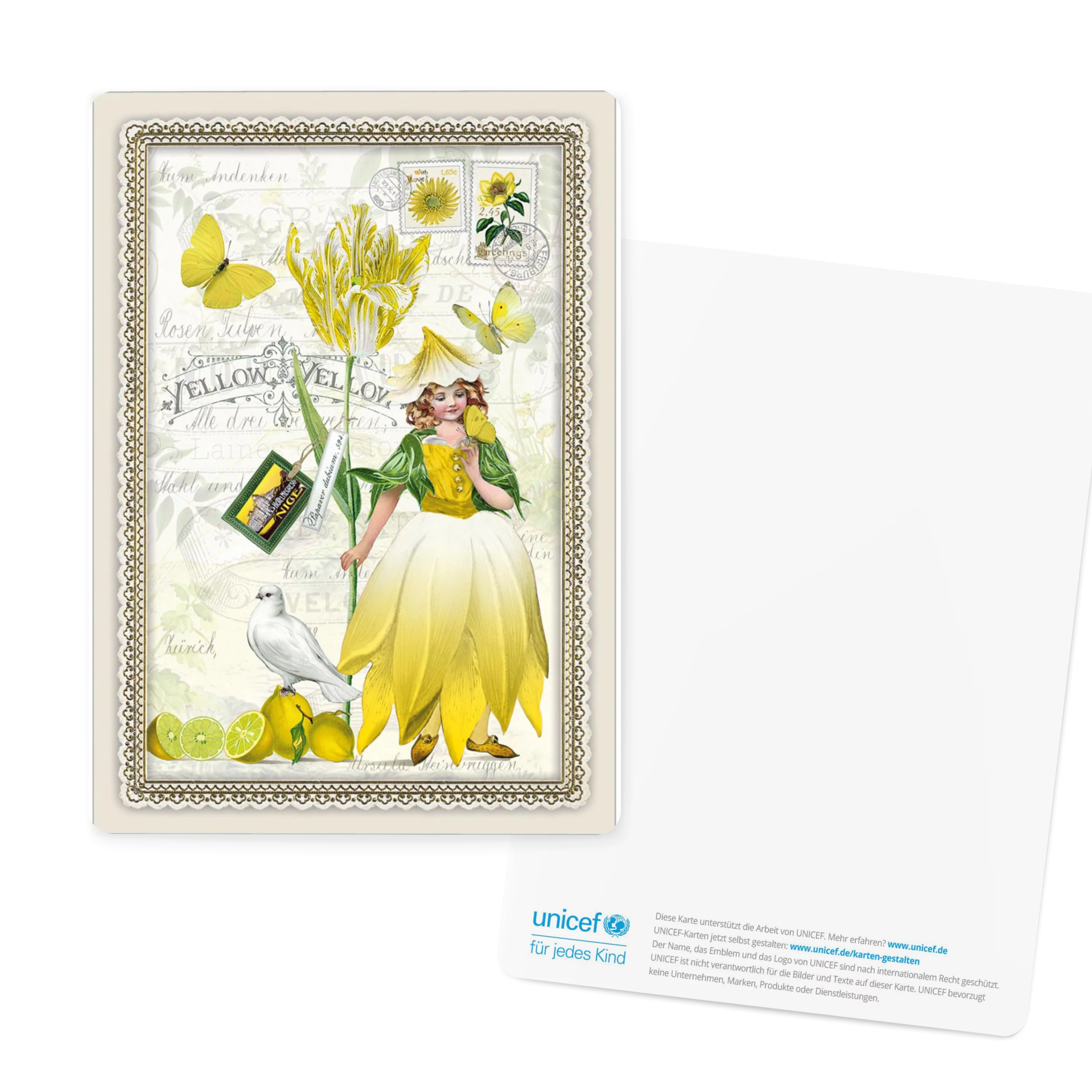 Blumenkarte Elfe