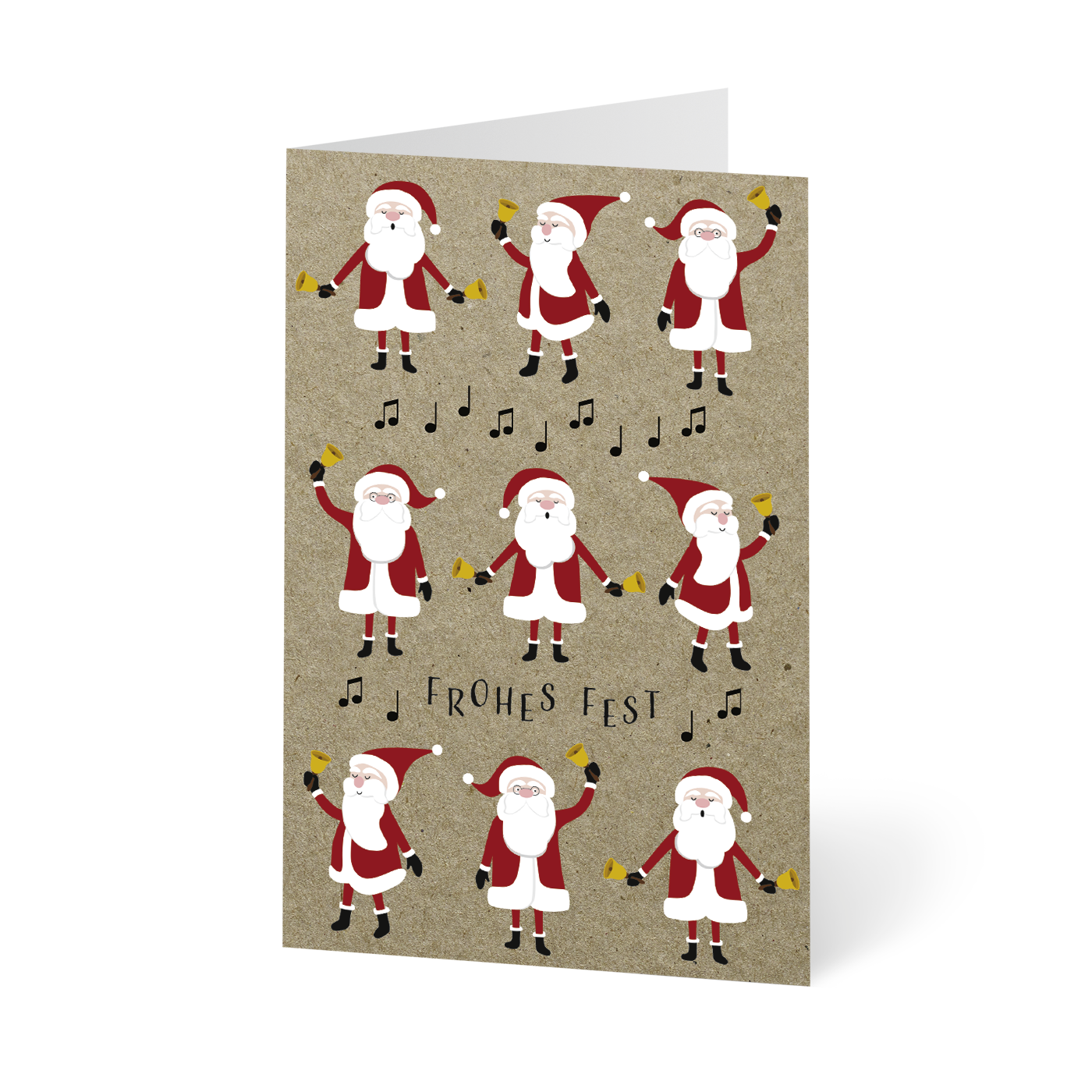 Weihnachtskarte „Weihnachtsmusik“ kaufen im UNICEF Grußkartenshop. Bild 3